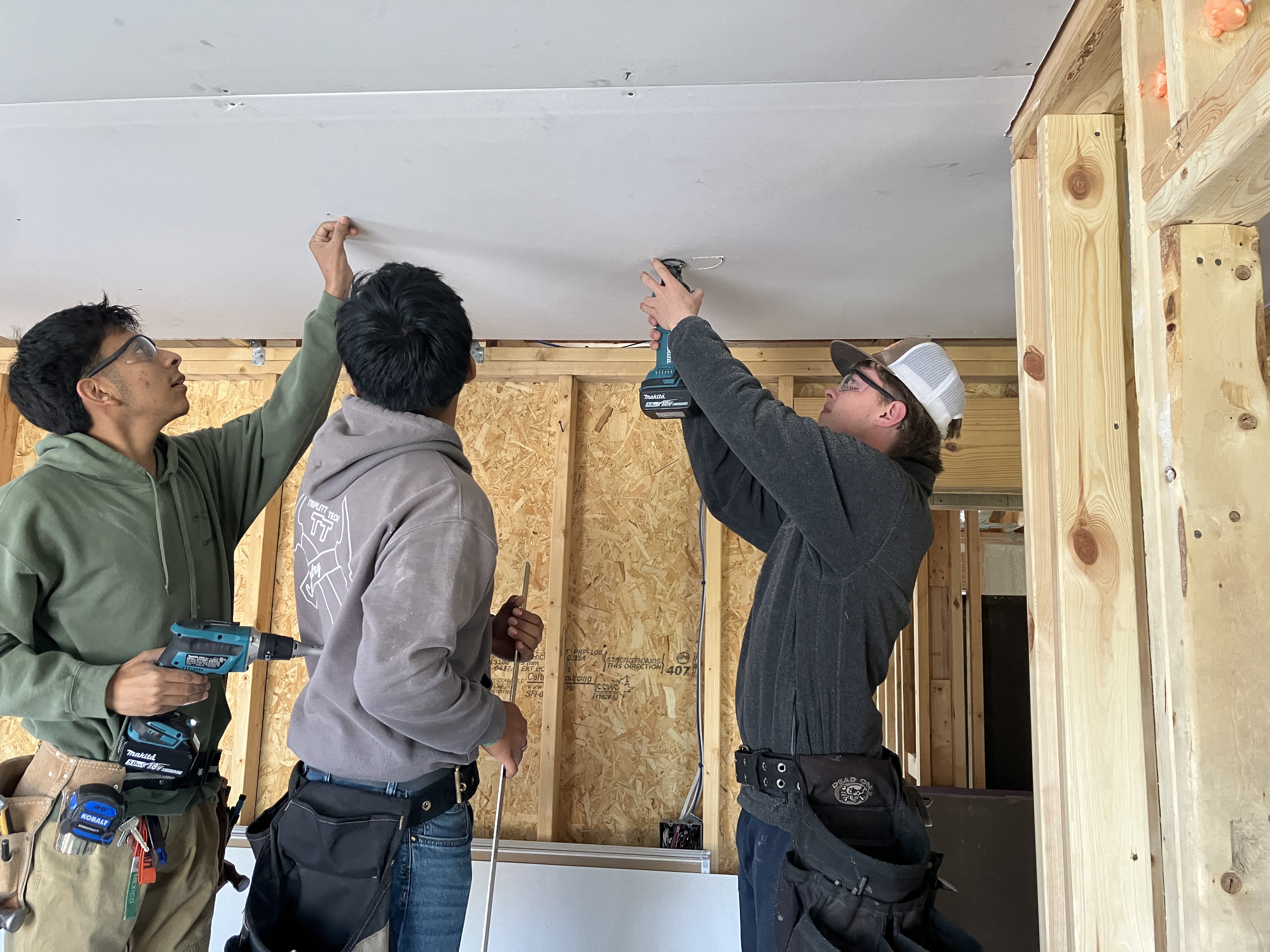 Modular House Drywall