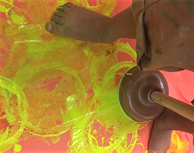 plunger painting