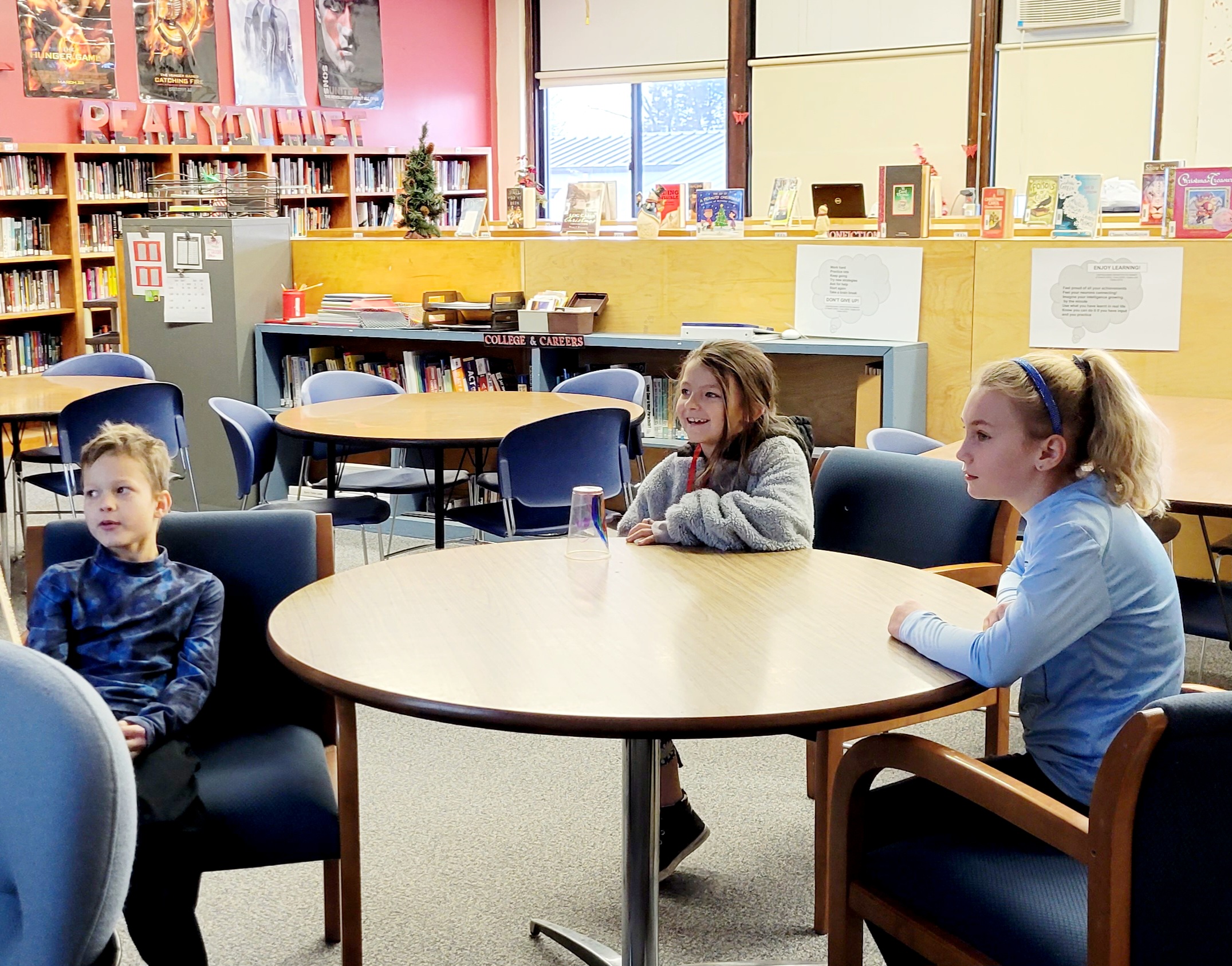 Students in the Library