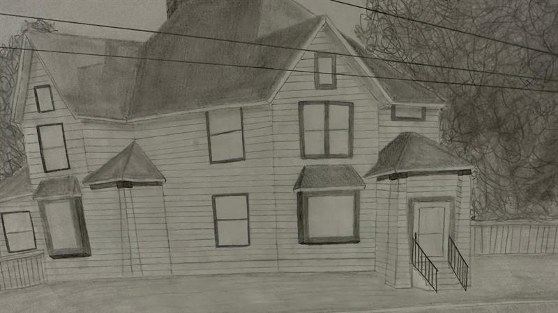 Drawing of a house