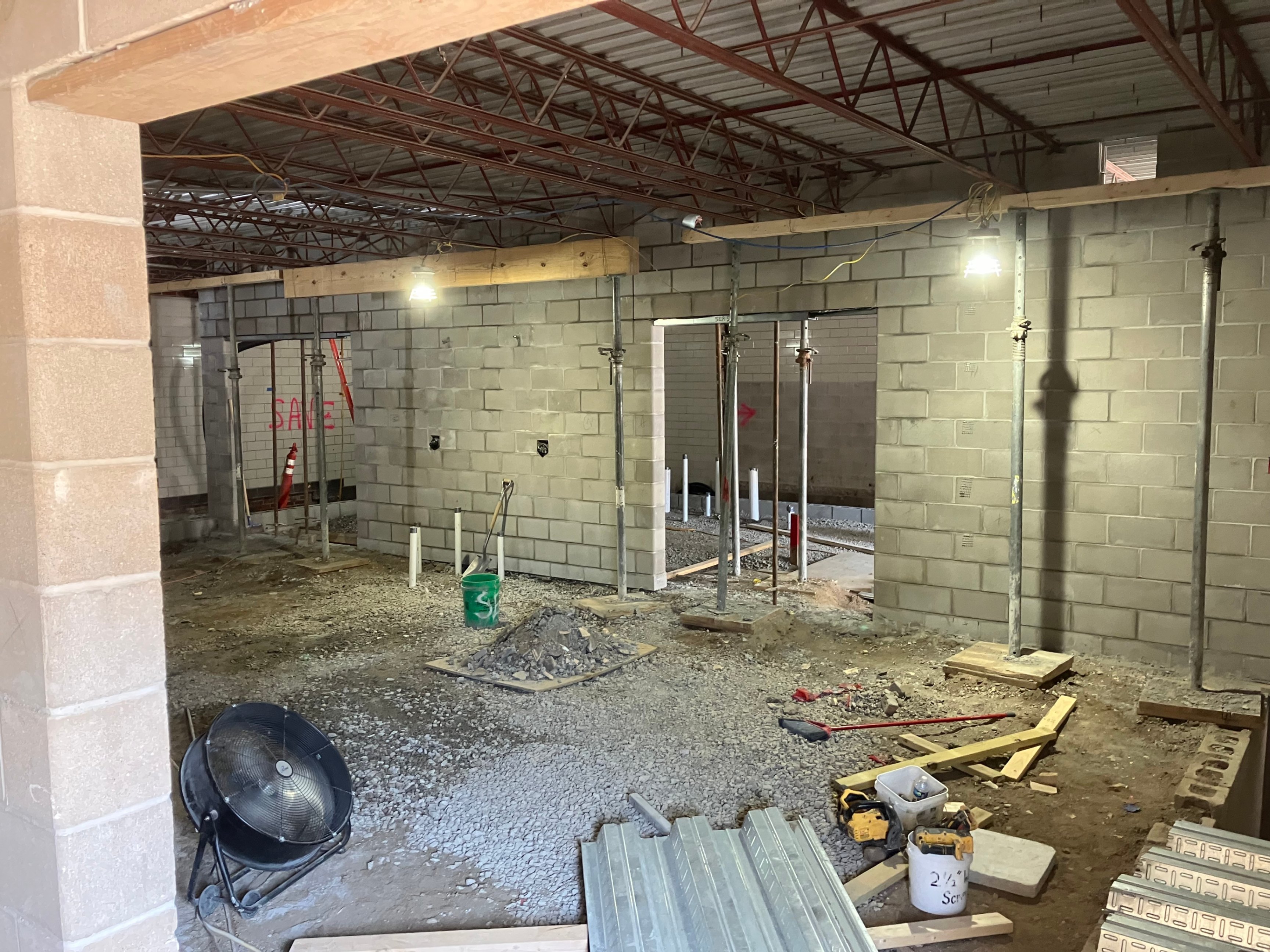 Construction Update on the new High School!