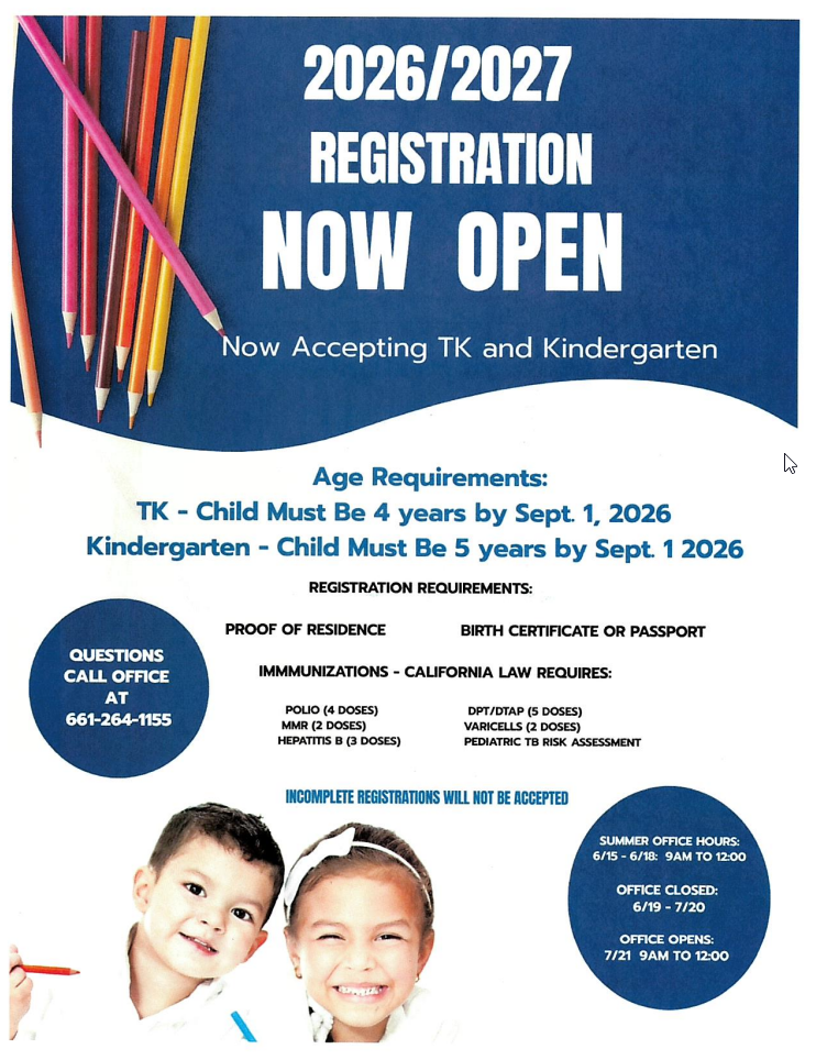 Flyer for registration