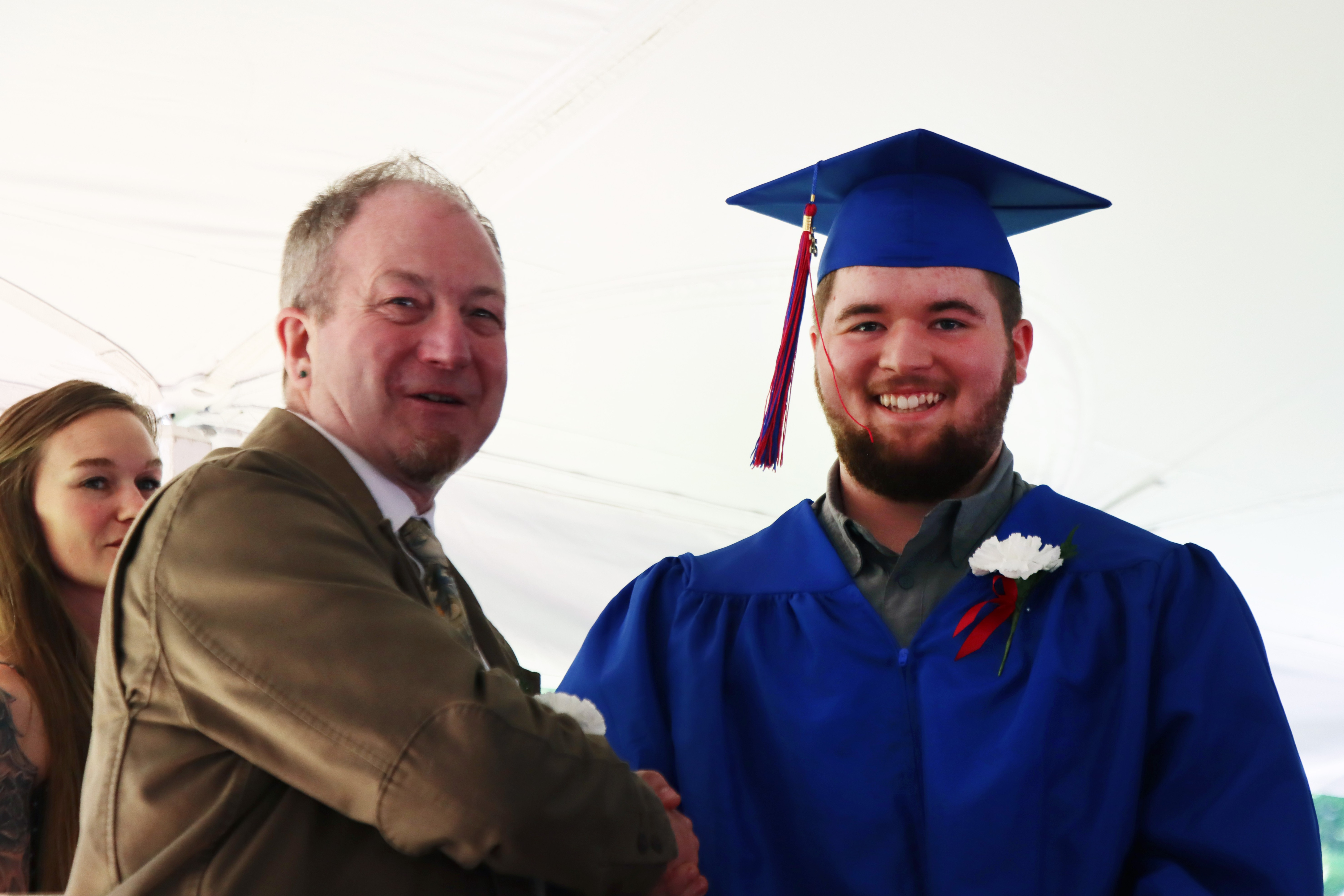 graduate with principal