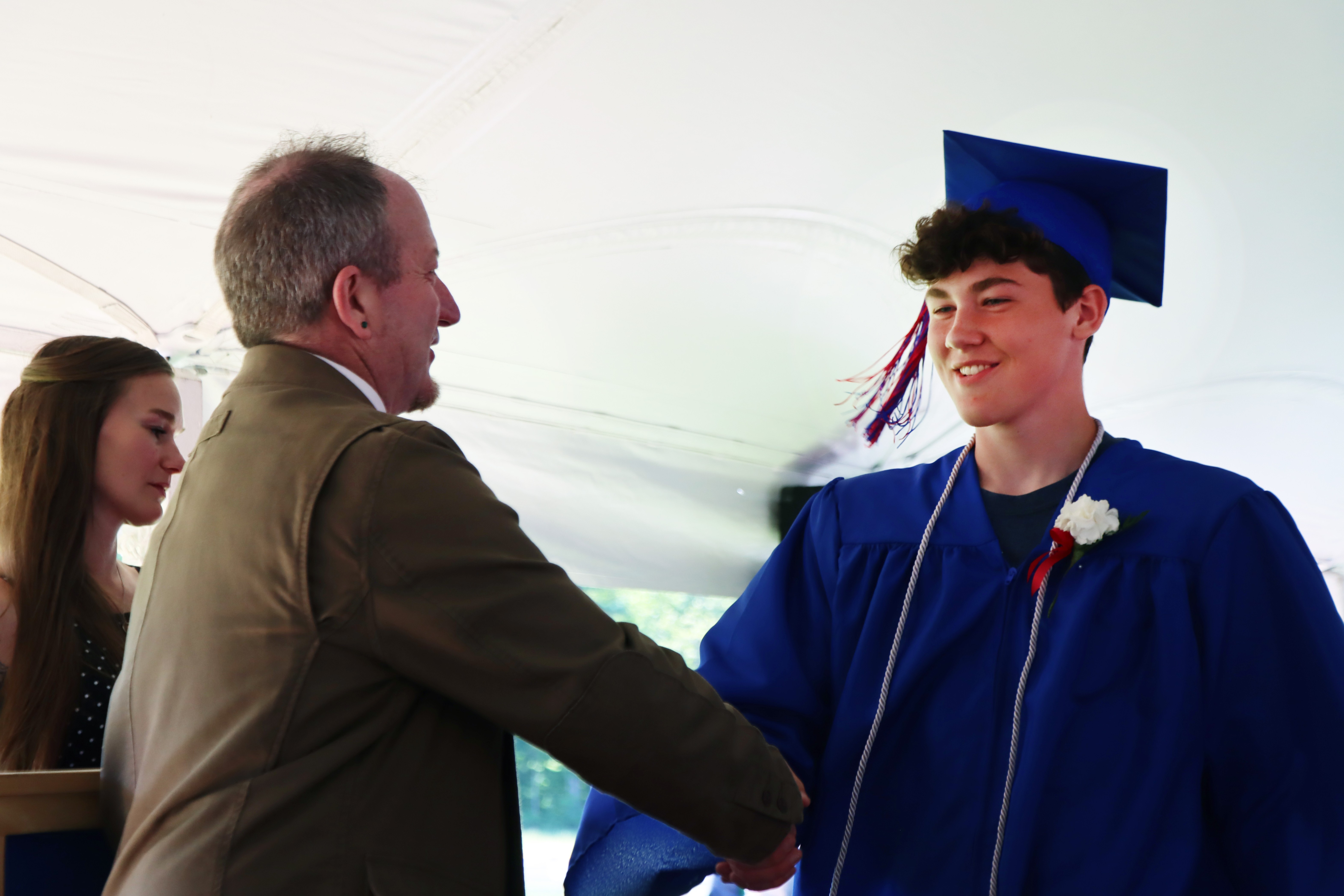 graduate with principal
