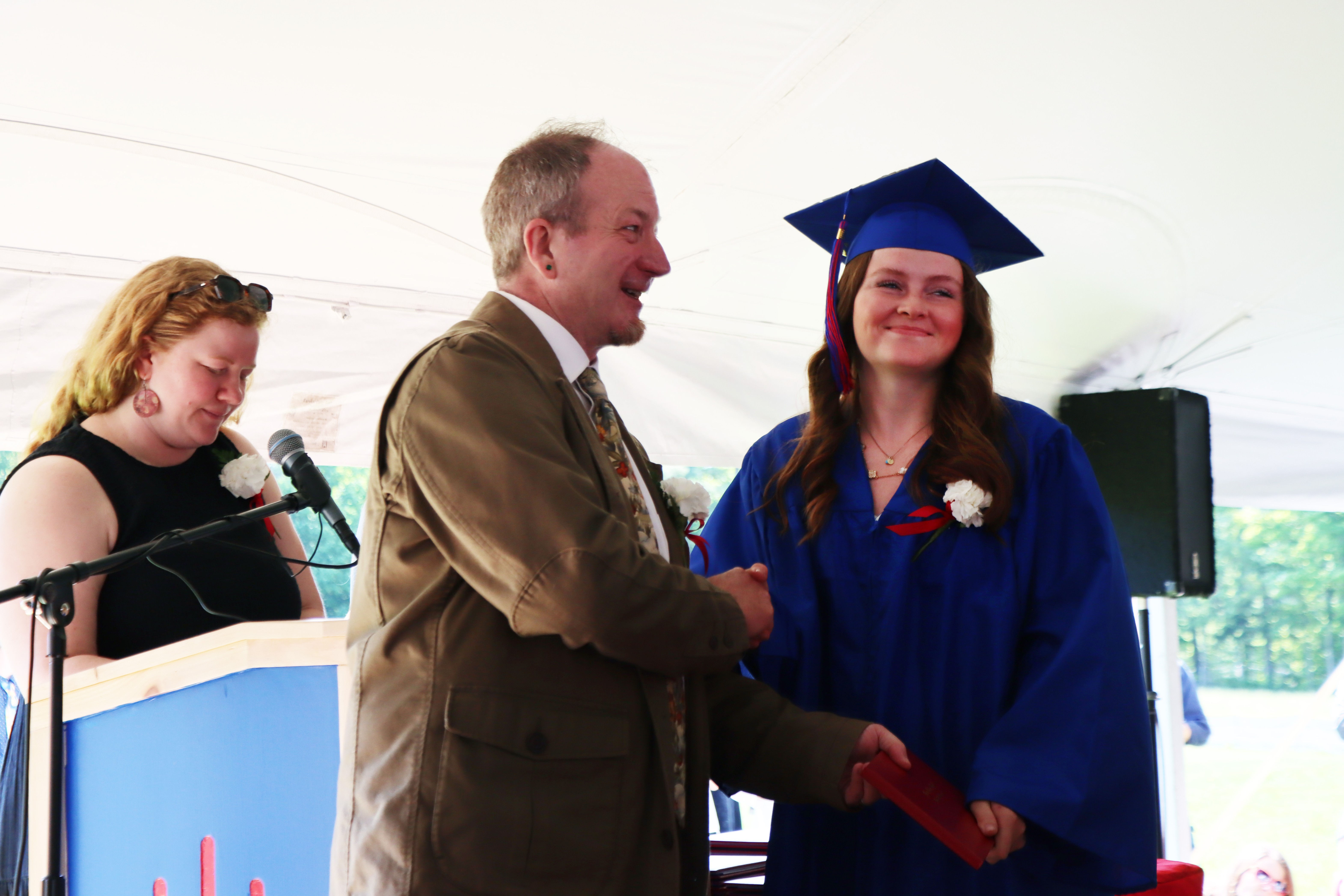 graduate with principal