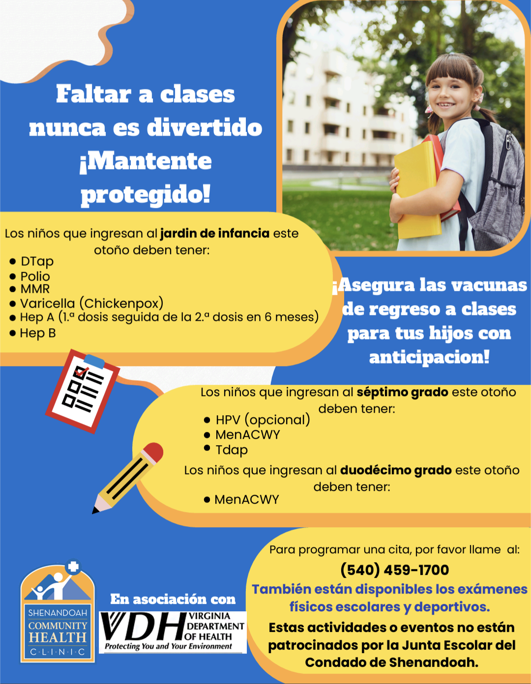 Consulte la información en el folleto