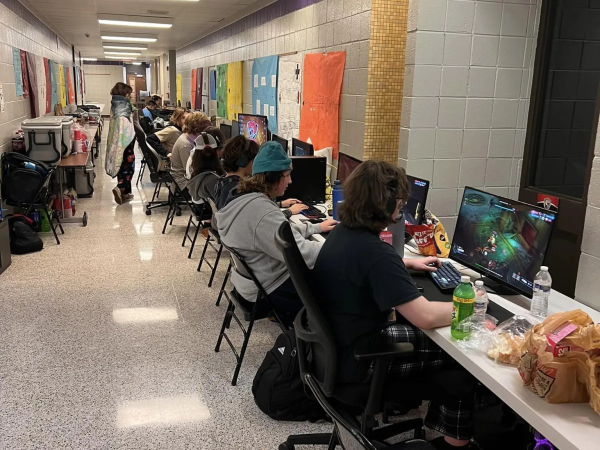 gamers in a row