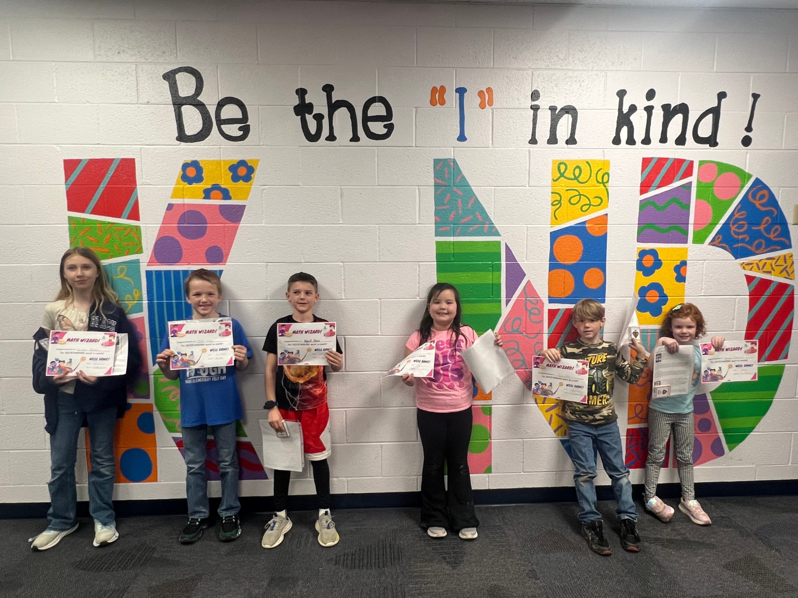 Math recognition award