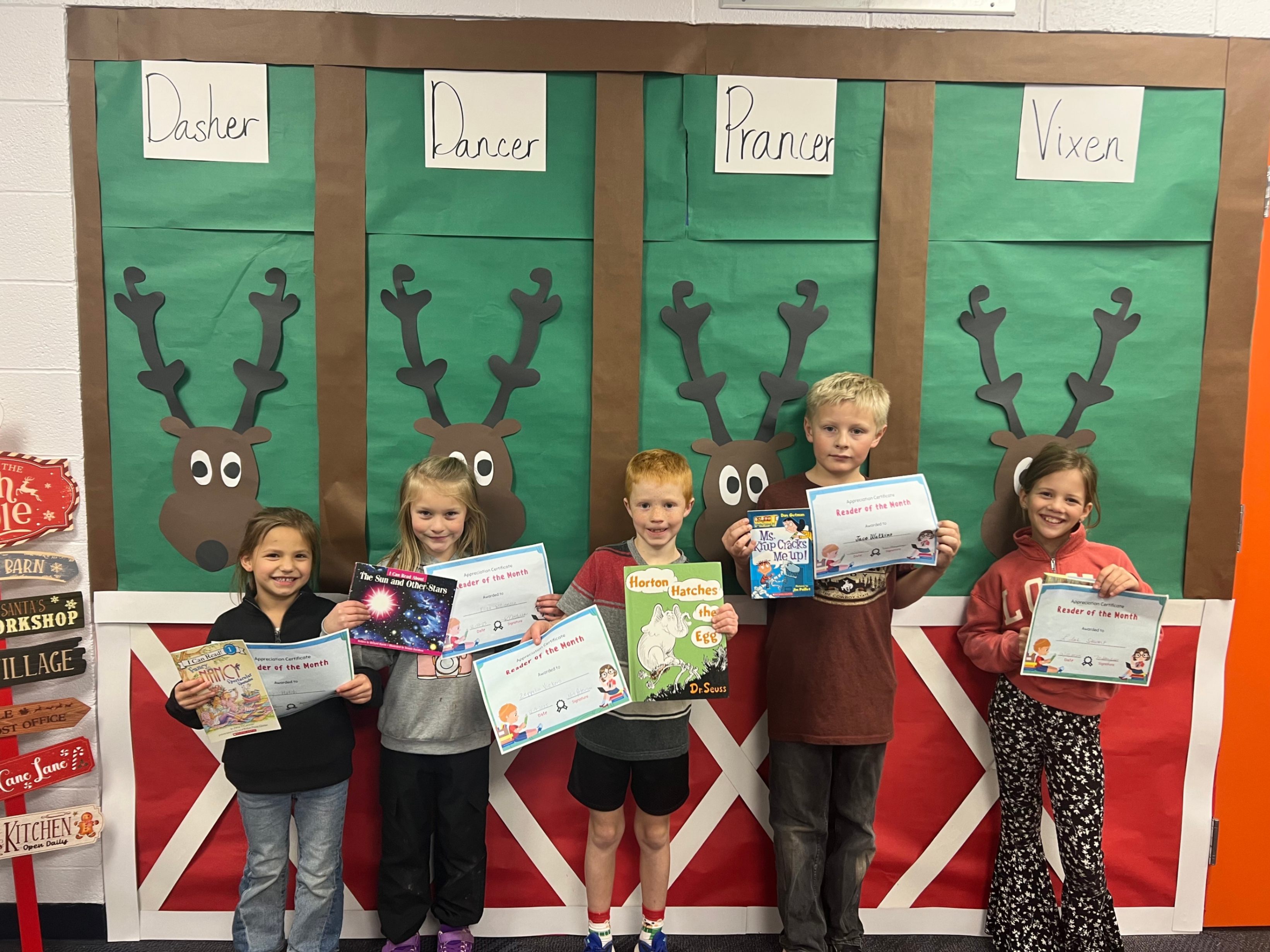 September Reading recognition Award