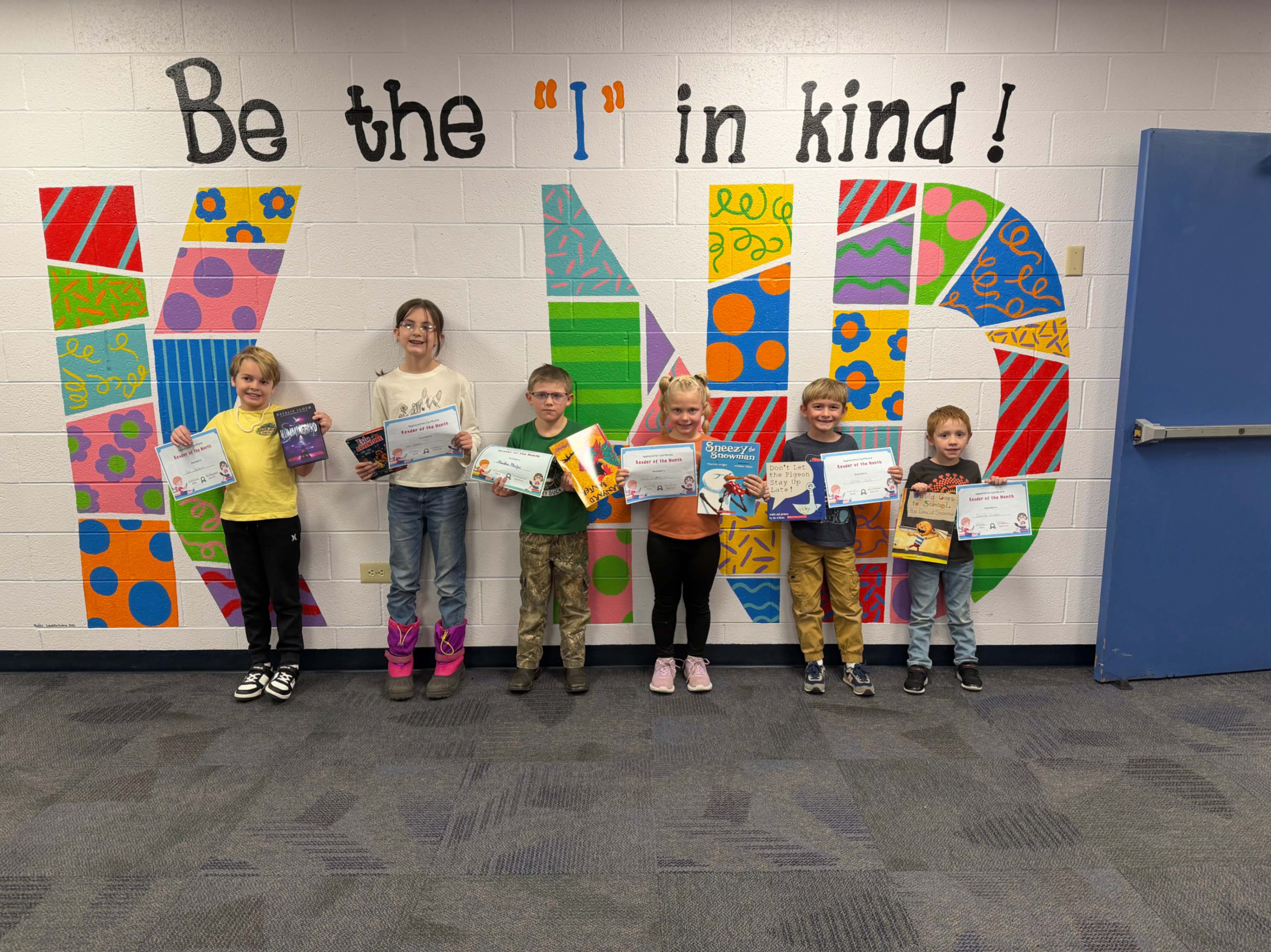 Reading recognition Award