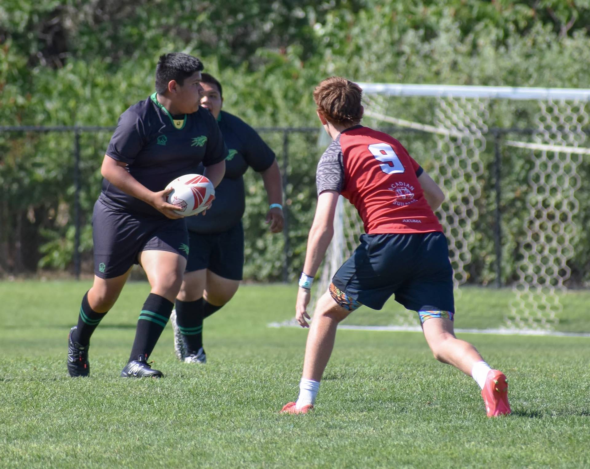 Newcomb Rugby in action