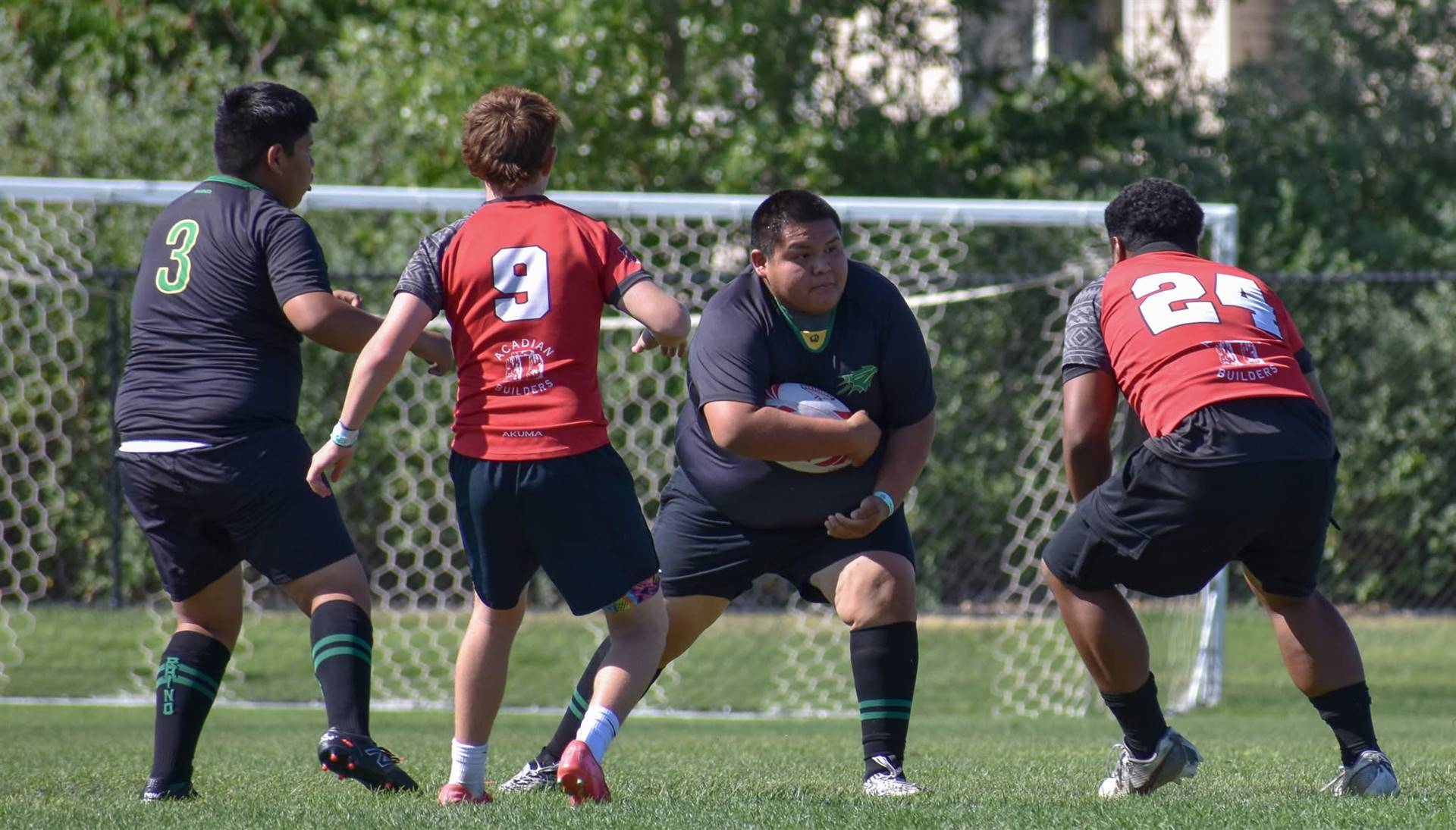 Newcomb Rugby in action