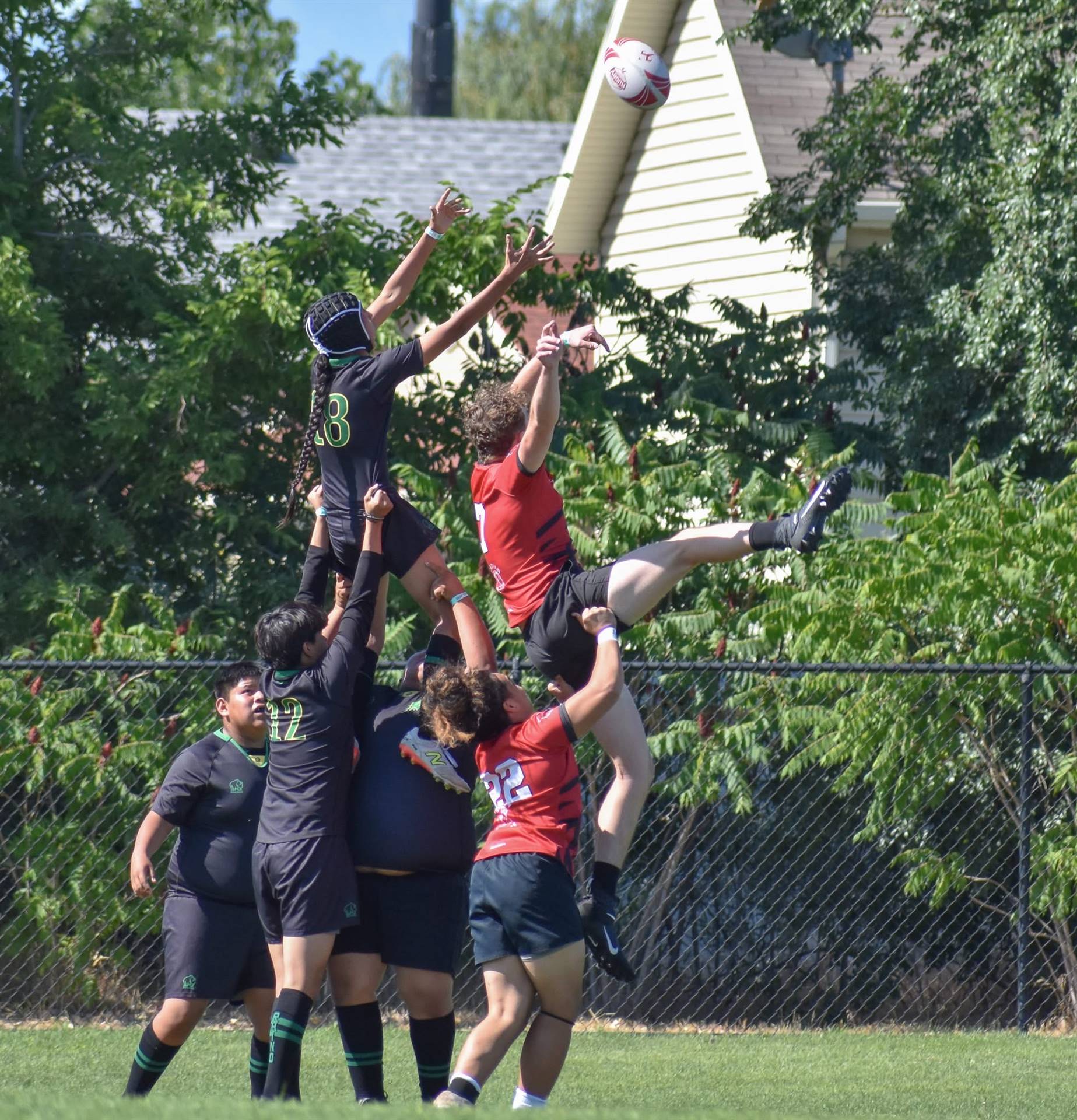 Newcomb Rugby in action
