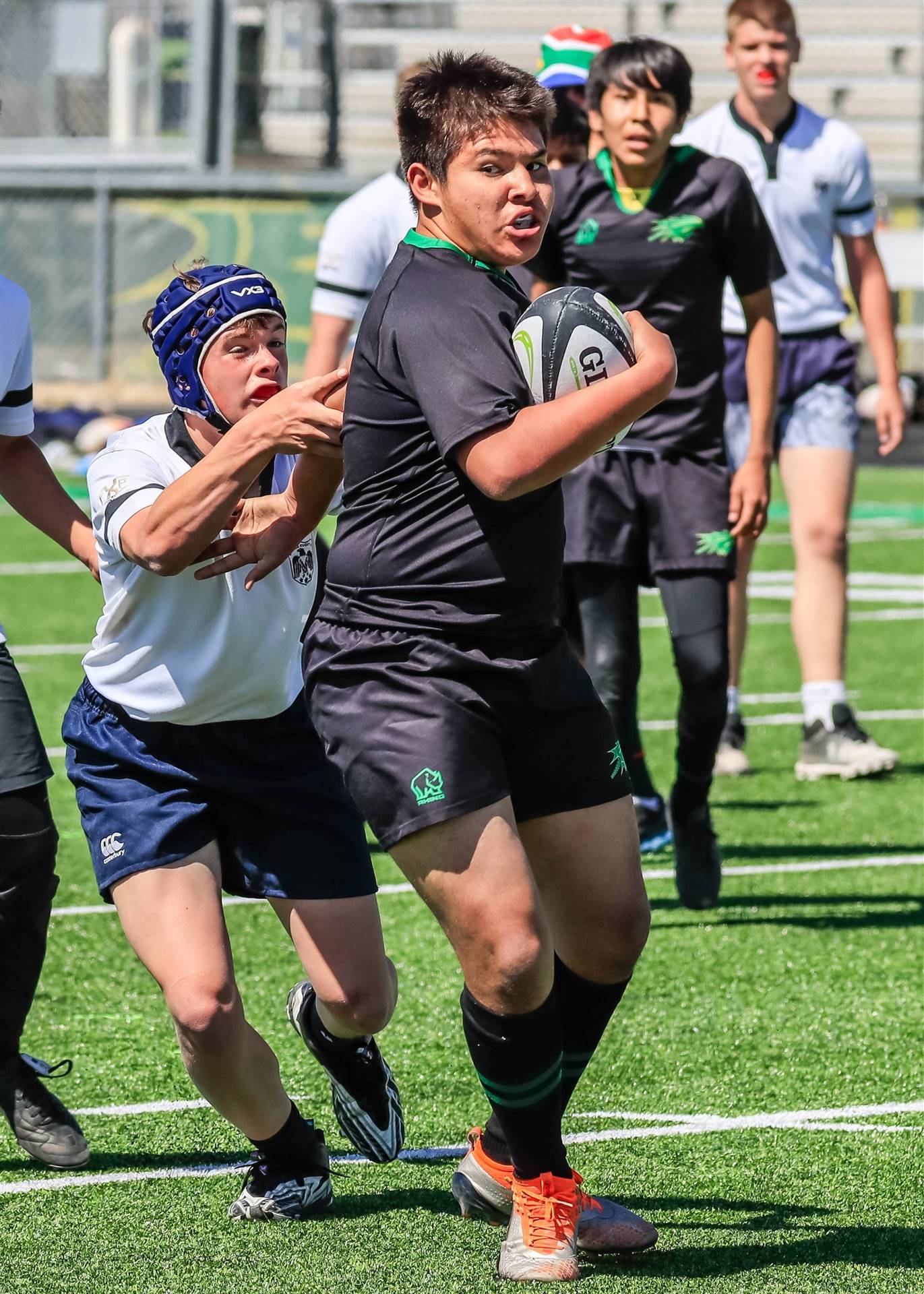 Newcomb Rugby in action