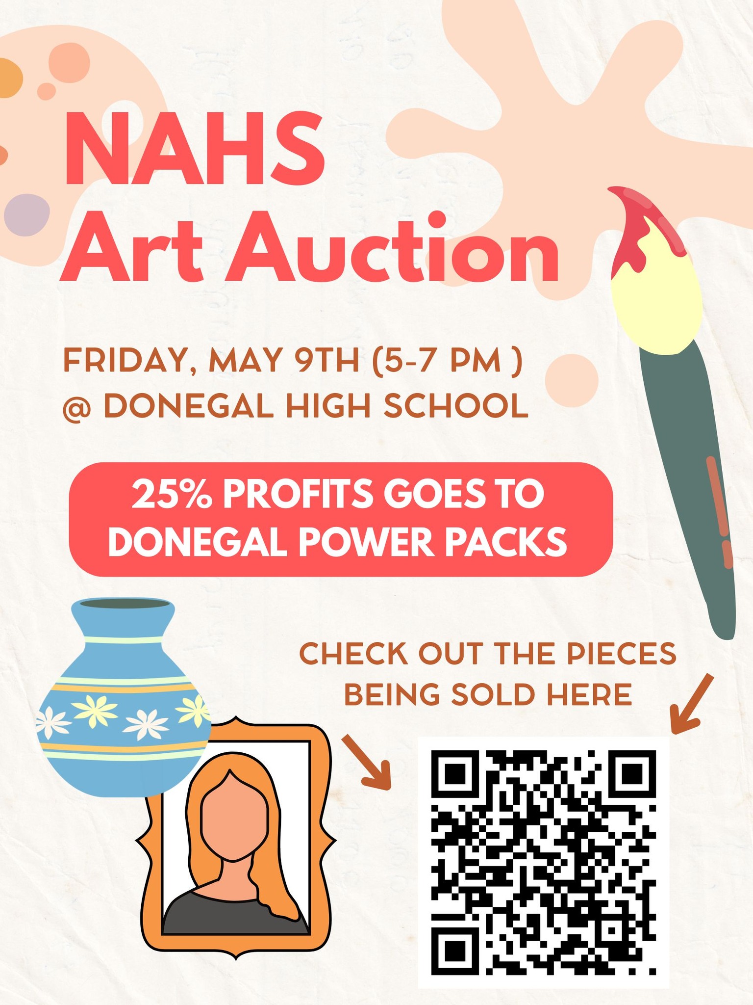 Art auction banner