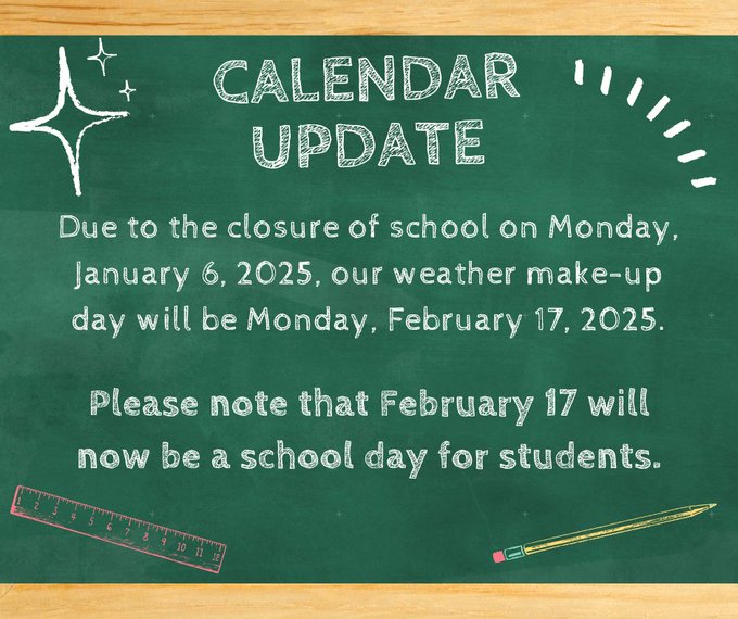 Calendar Update