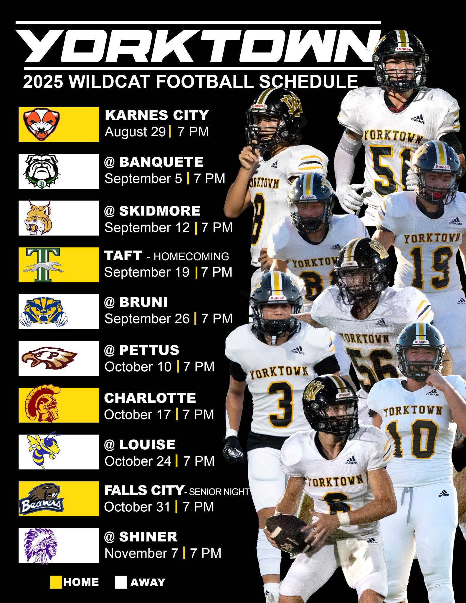 2025 FOOTBALL SCHEDULE