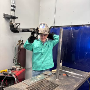 Students in science class