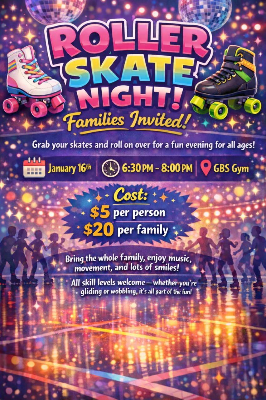 Roller Skate Night coming soon!