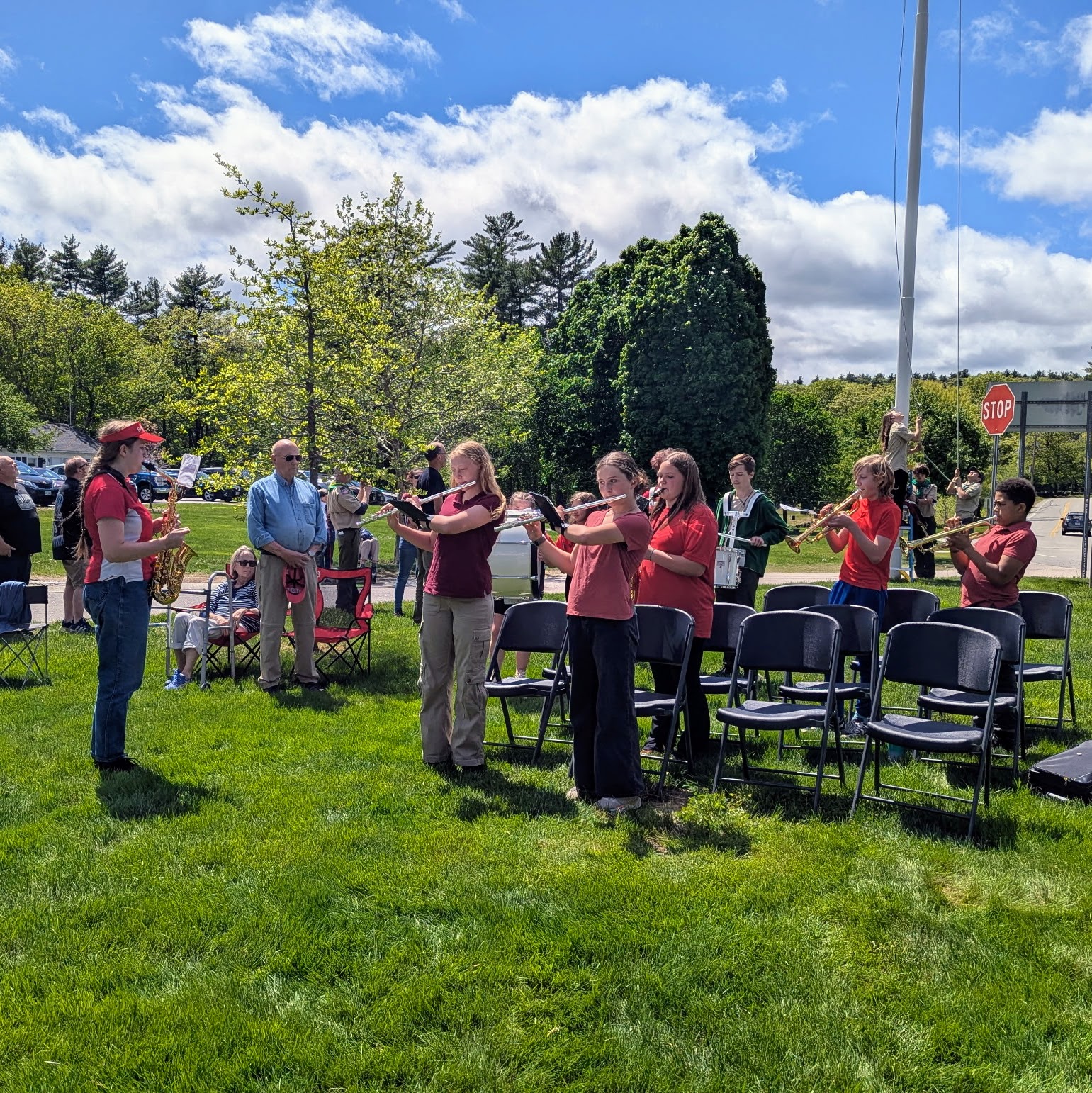 GBS Band plays for Memorial Day Festivities in Hancock