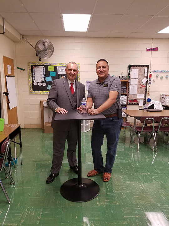 Dr. Nuccio and Ruben Almendare