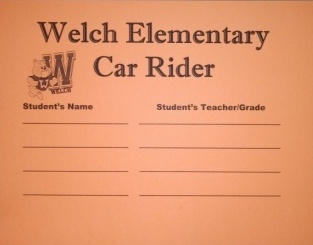 Car Rider Sign