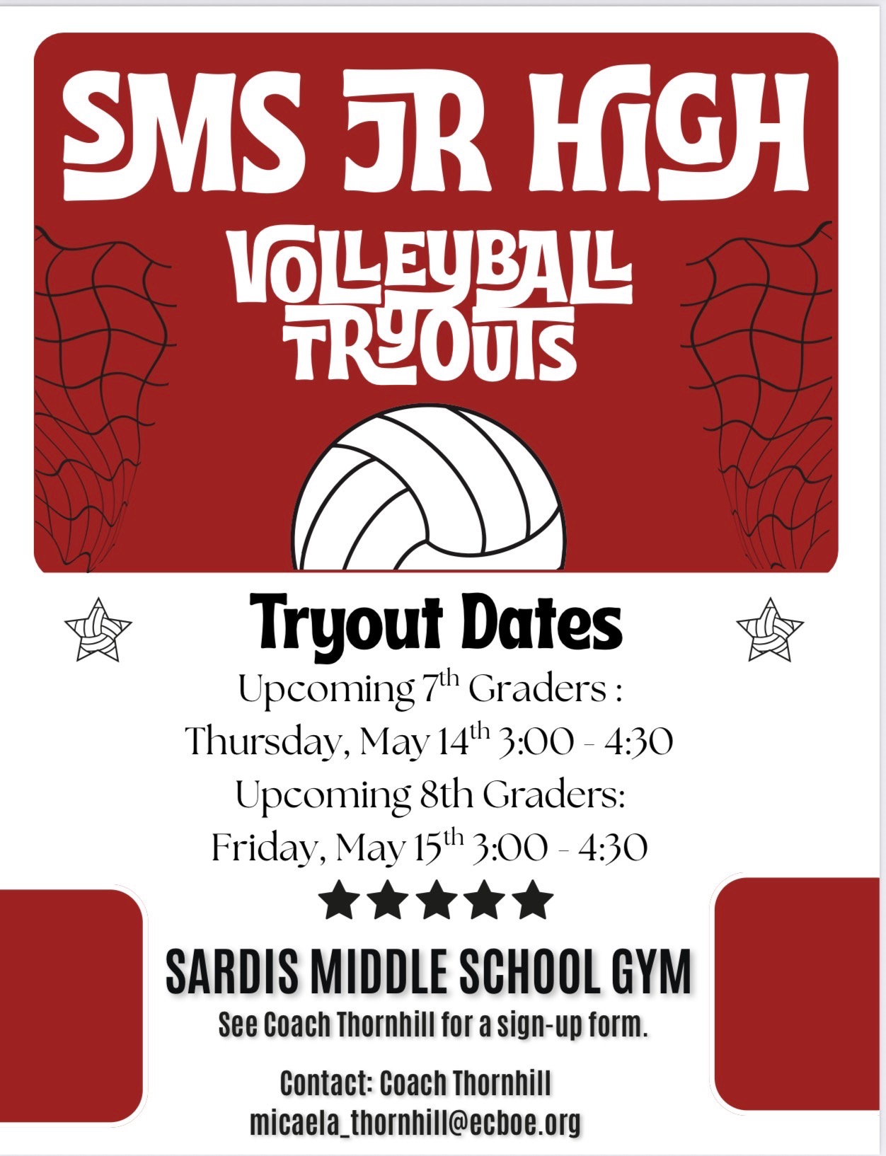 Volleyball Tryouts