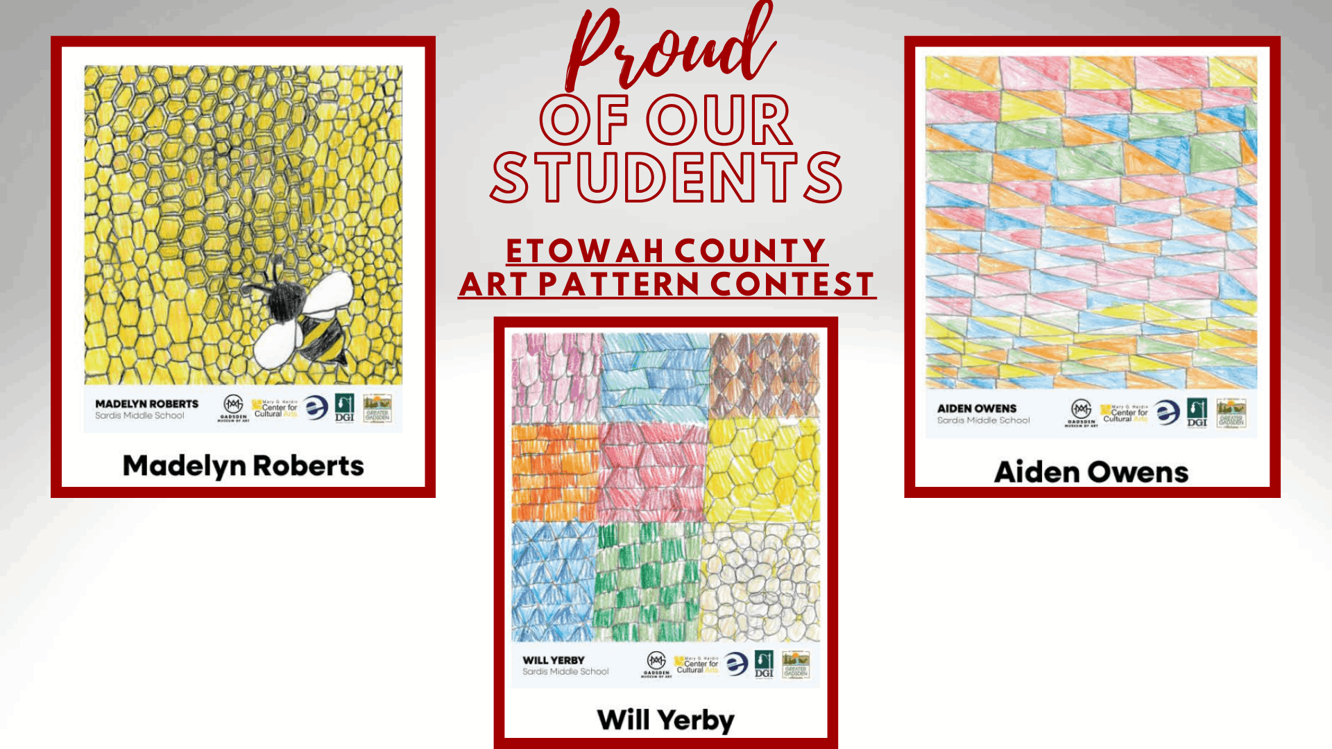 Proud of Our Students: Art Pattern Contest