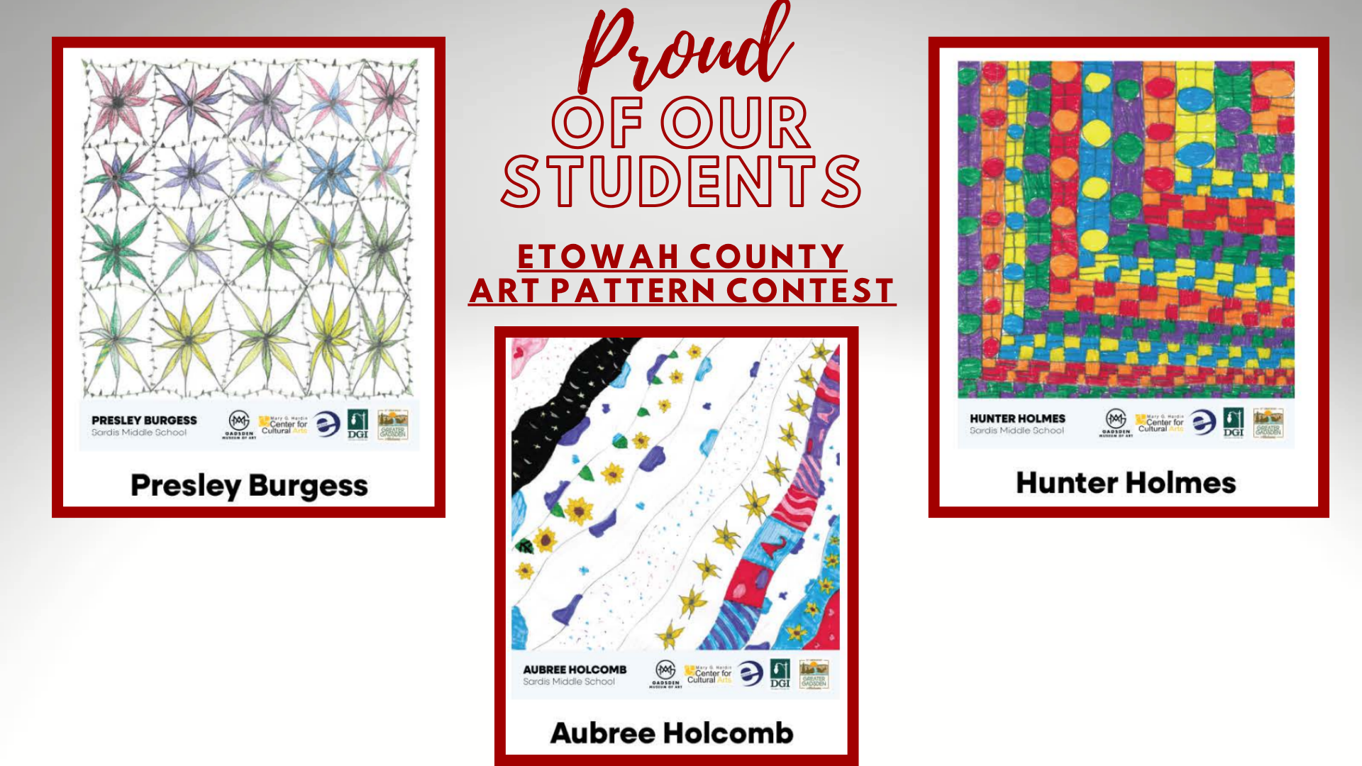 Proud of Our Students: Art Pattern Contest