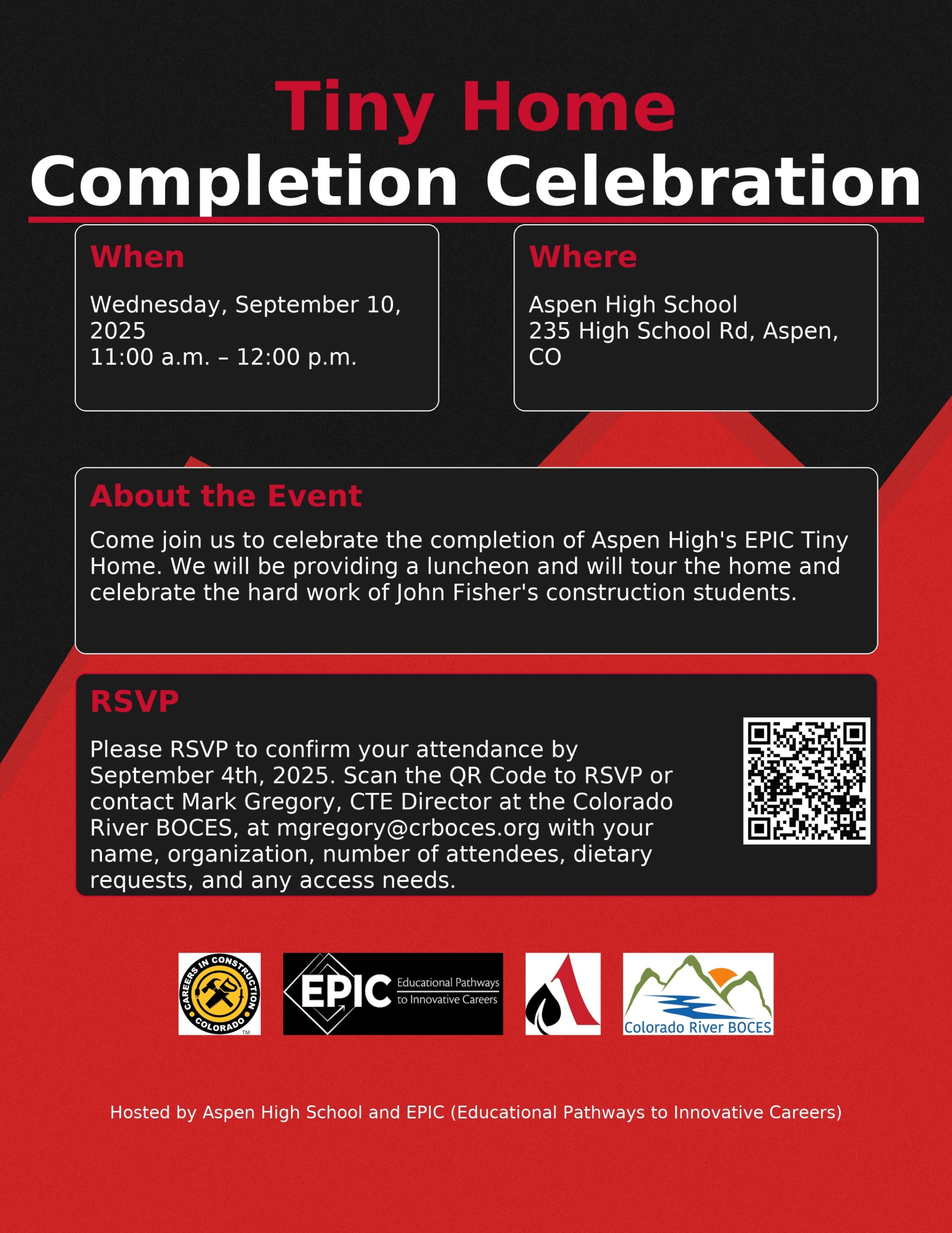 Tiny Home Competion Celebration