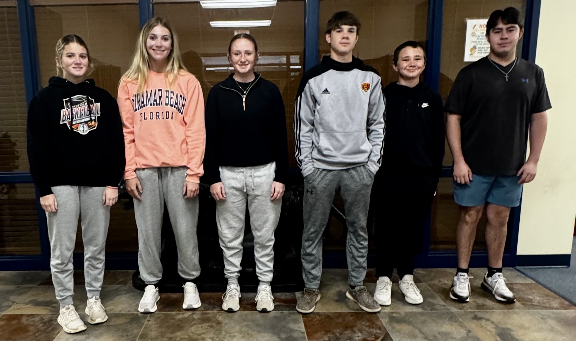 JH/HS Students Of The Month March