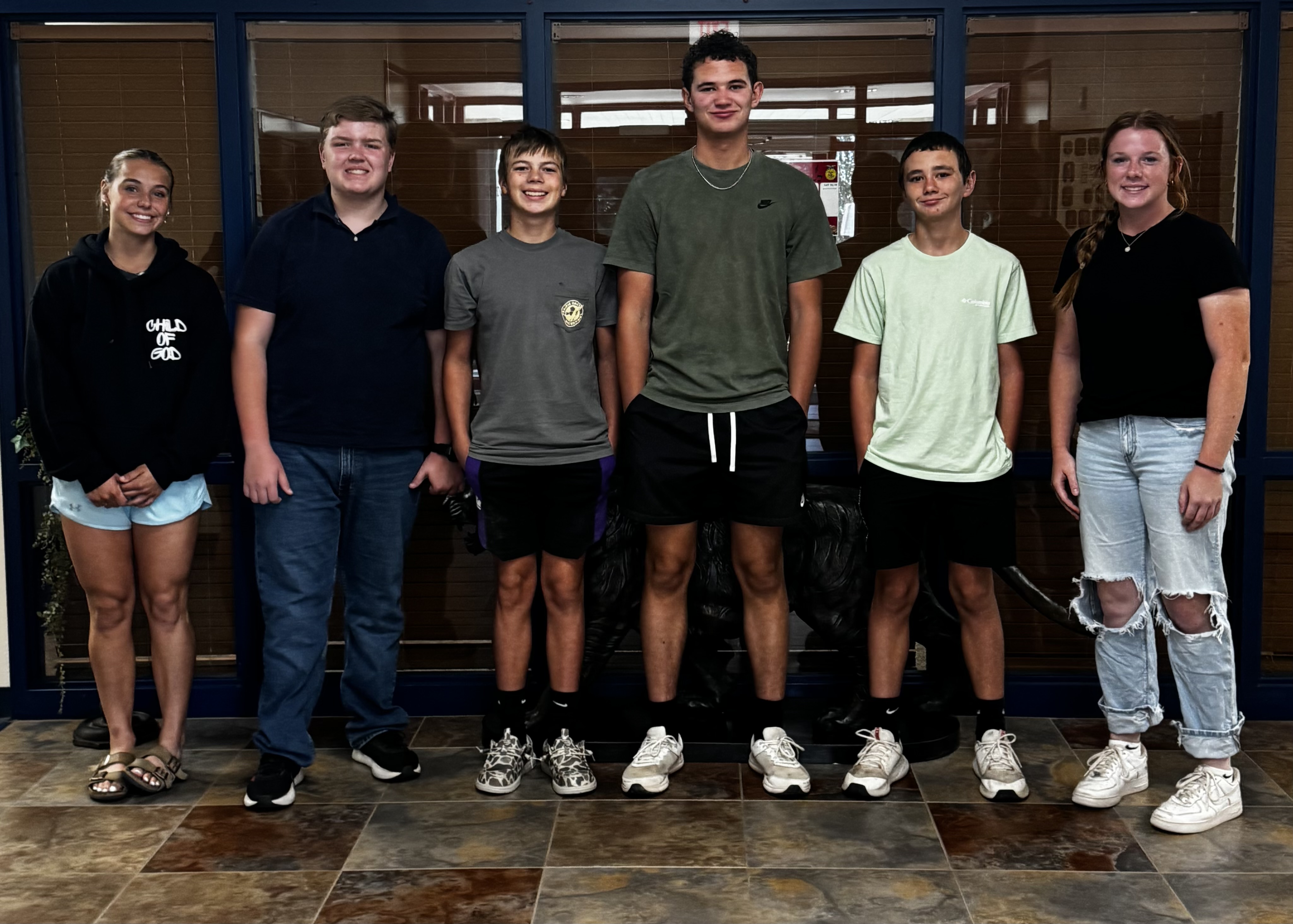 JH/HS Students of the month - September