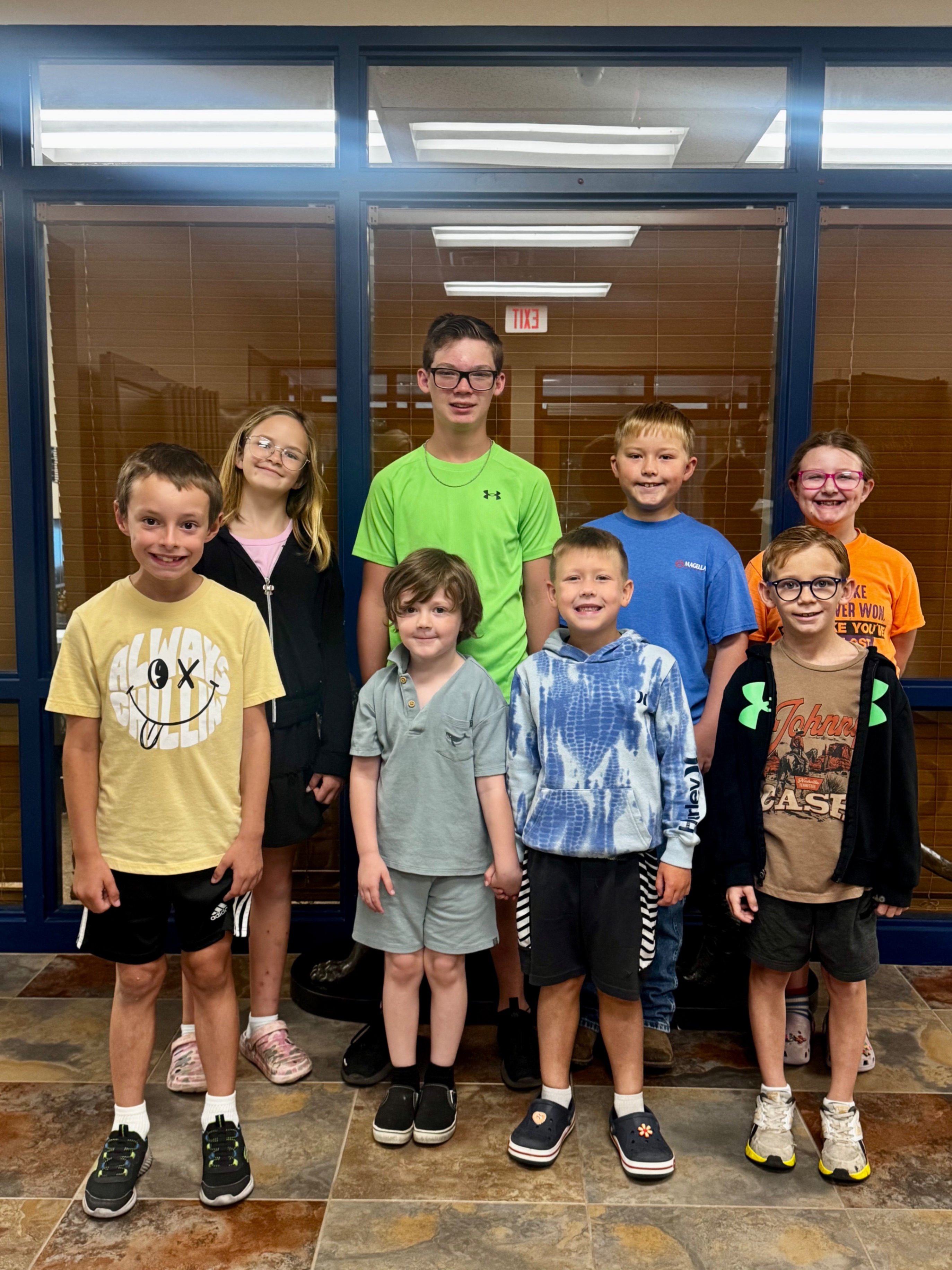 Students of the week 9-8 thru 9-12