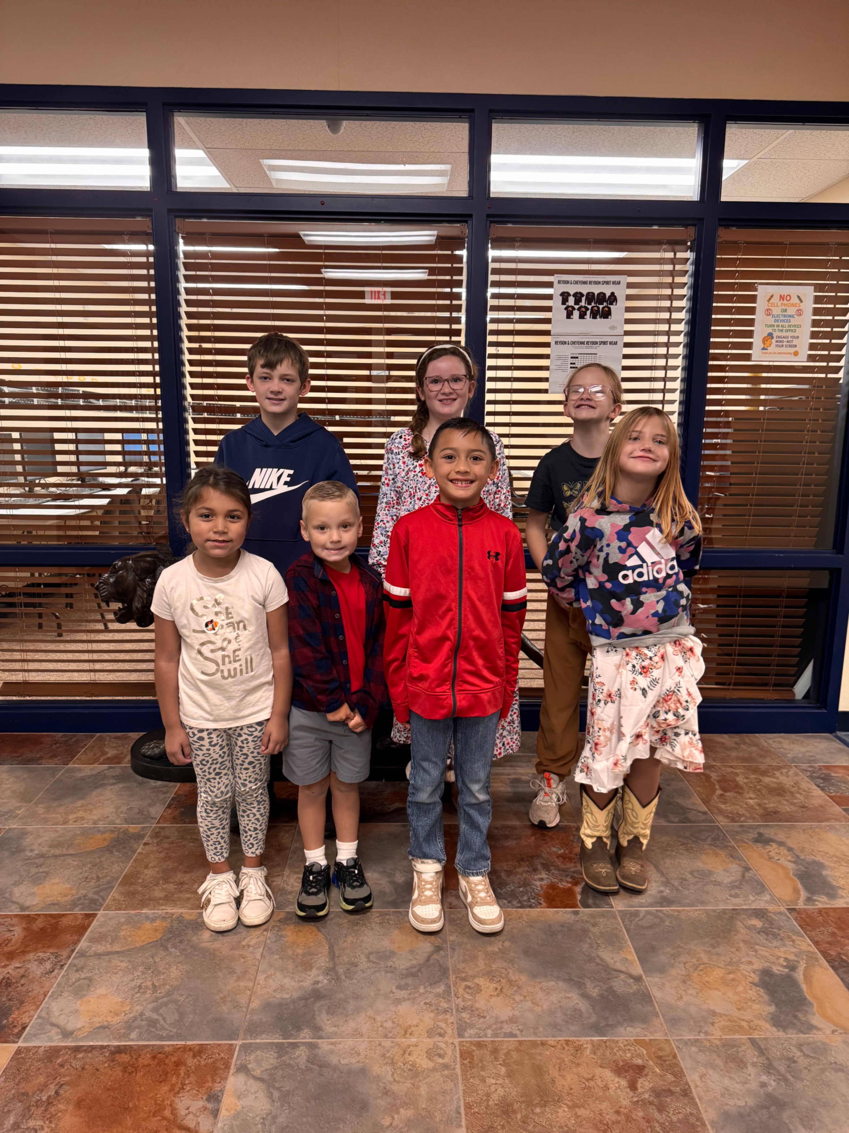 Student of the week 9/8 thru 9/12