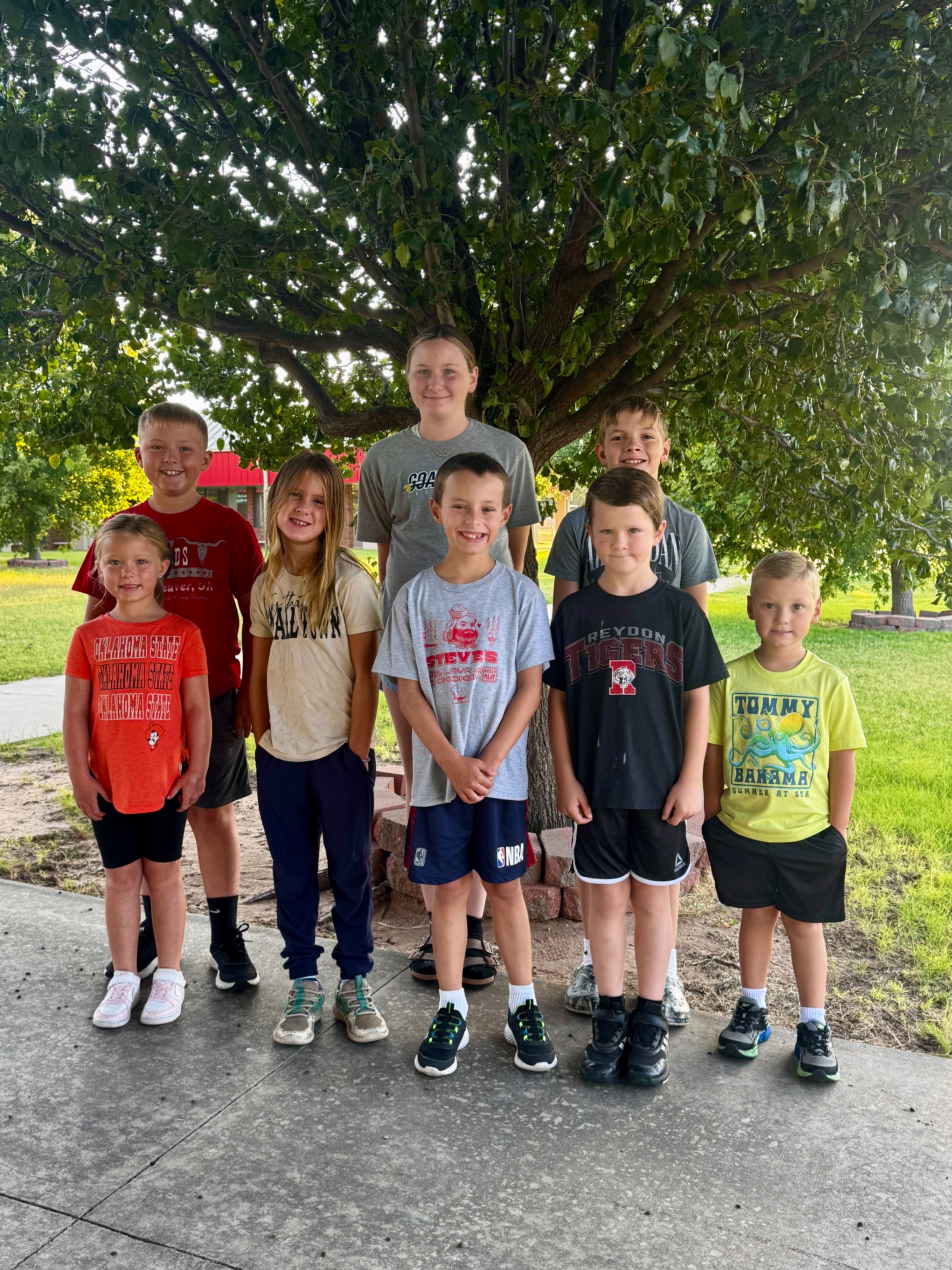 Students of the week 8-4 thru 8-8