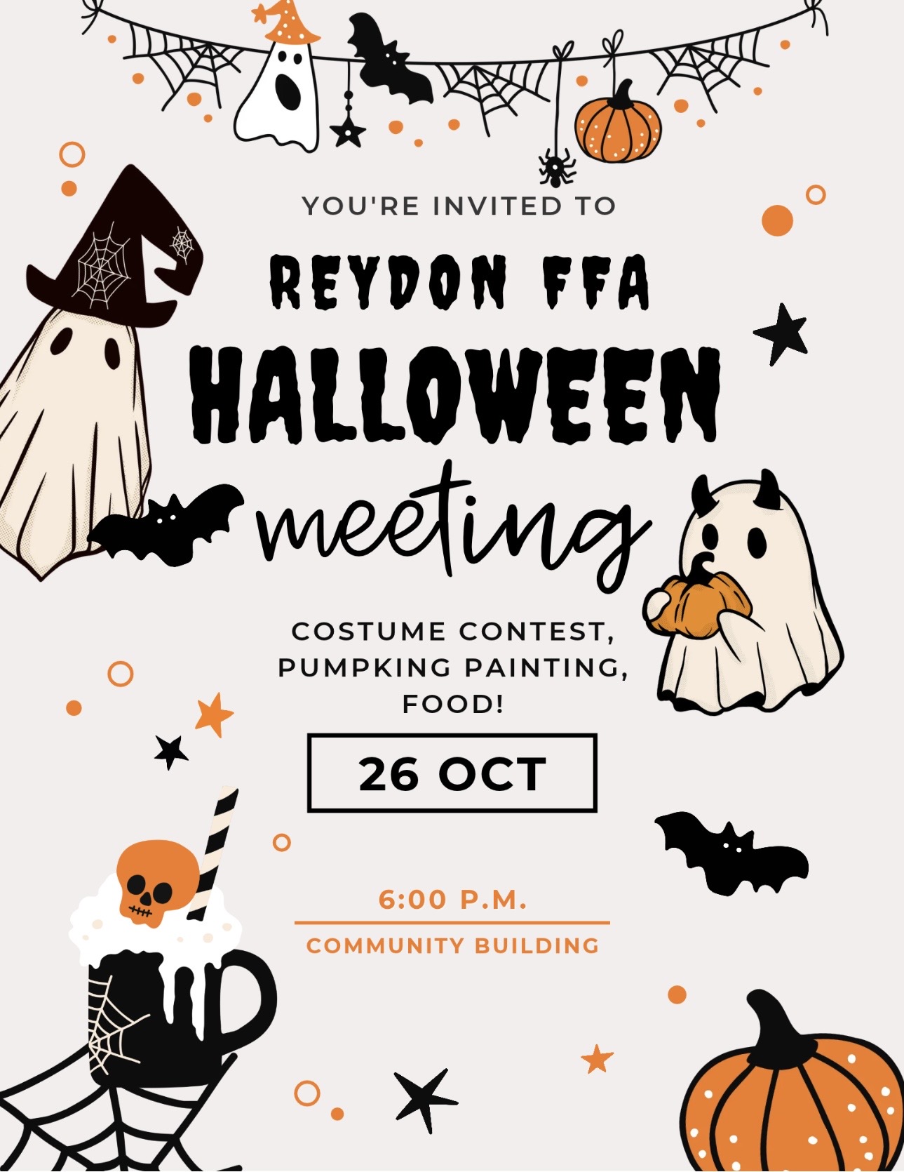 FFA Halloween Meeting!
