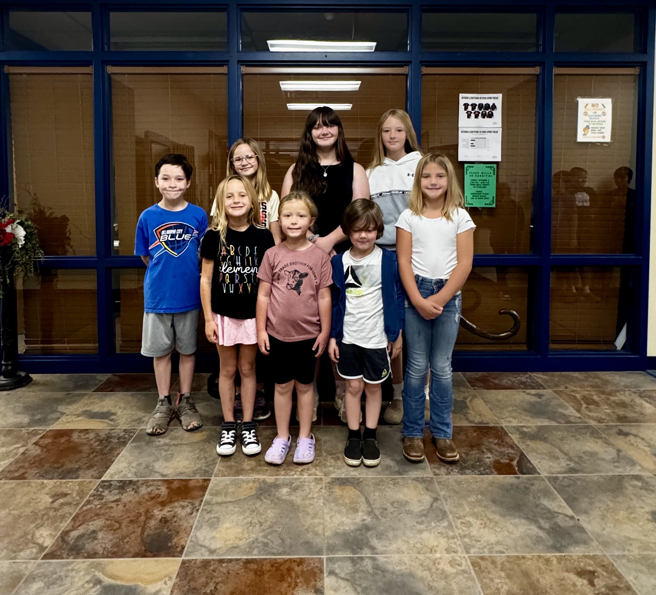 Students of the week 9/29 thru 10/3