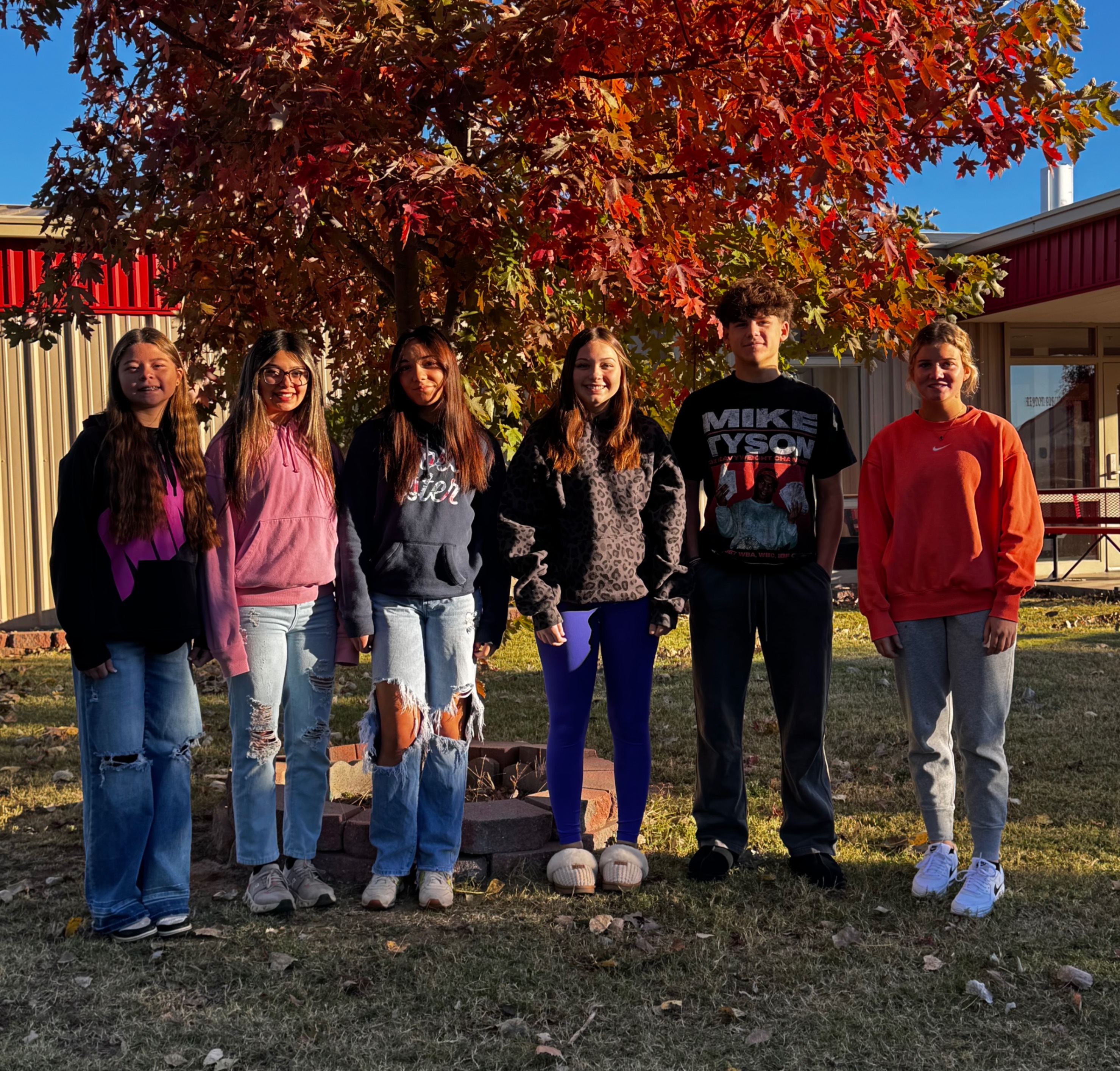 JH/HS Students of the month for October 