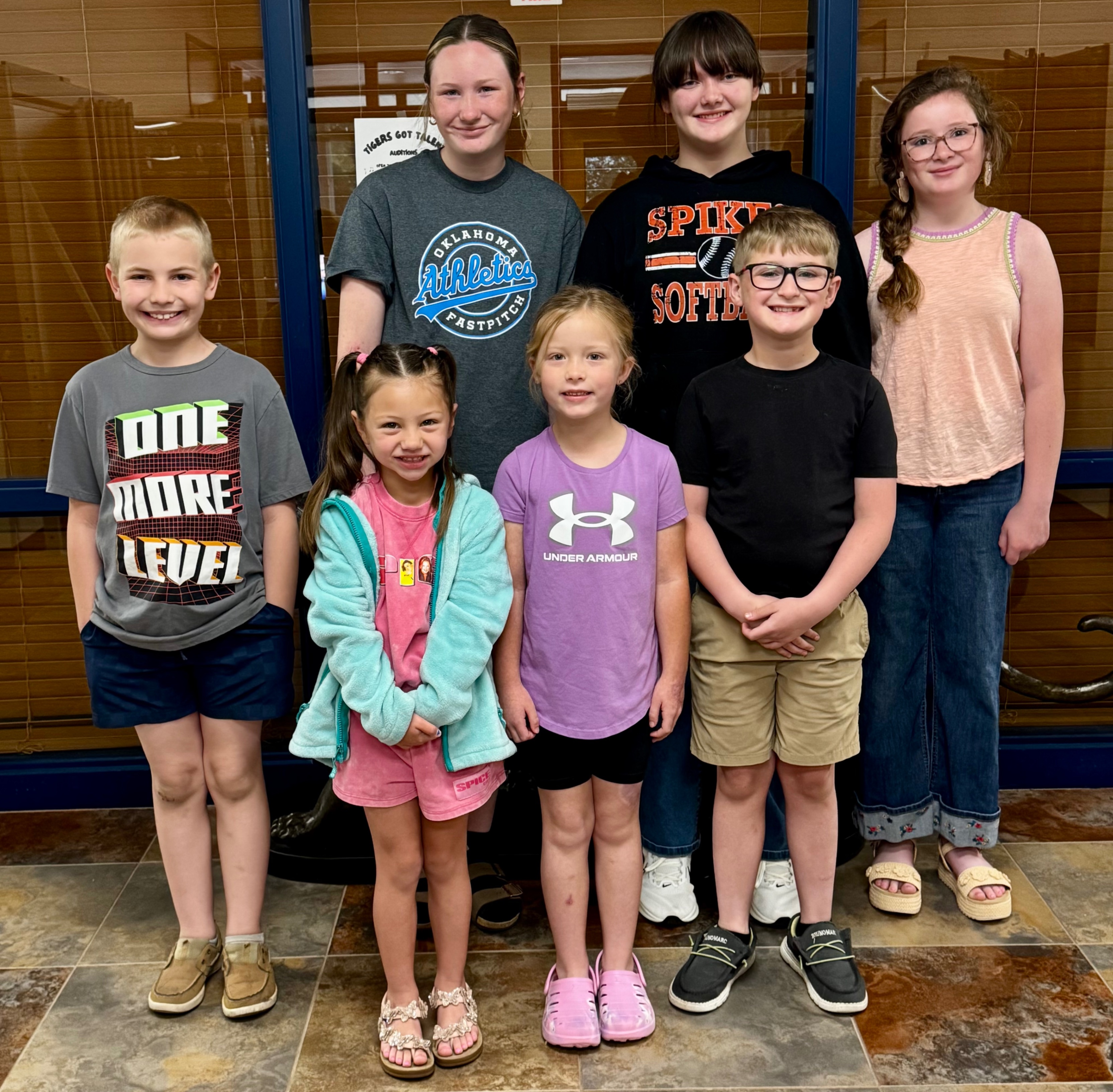 ELEM. STUDENTS OF THE MONTH MARCH 