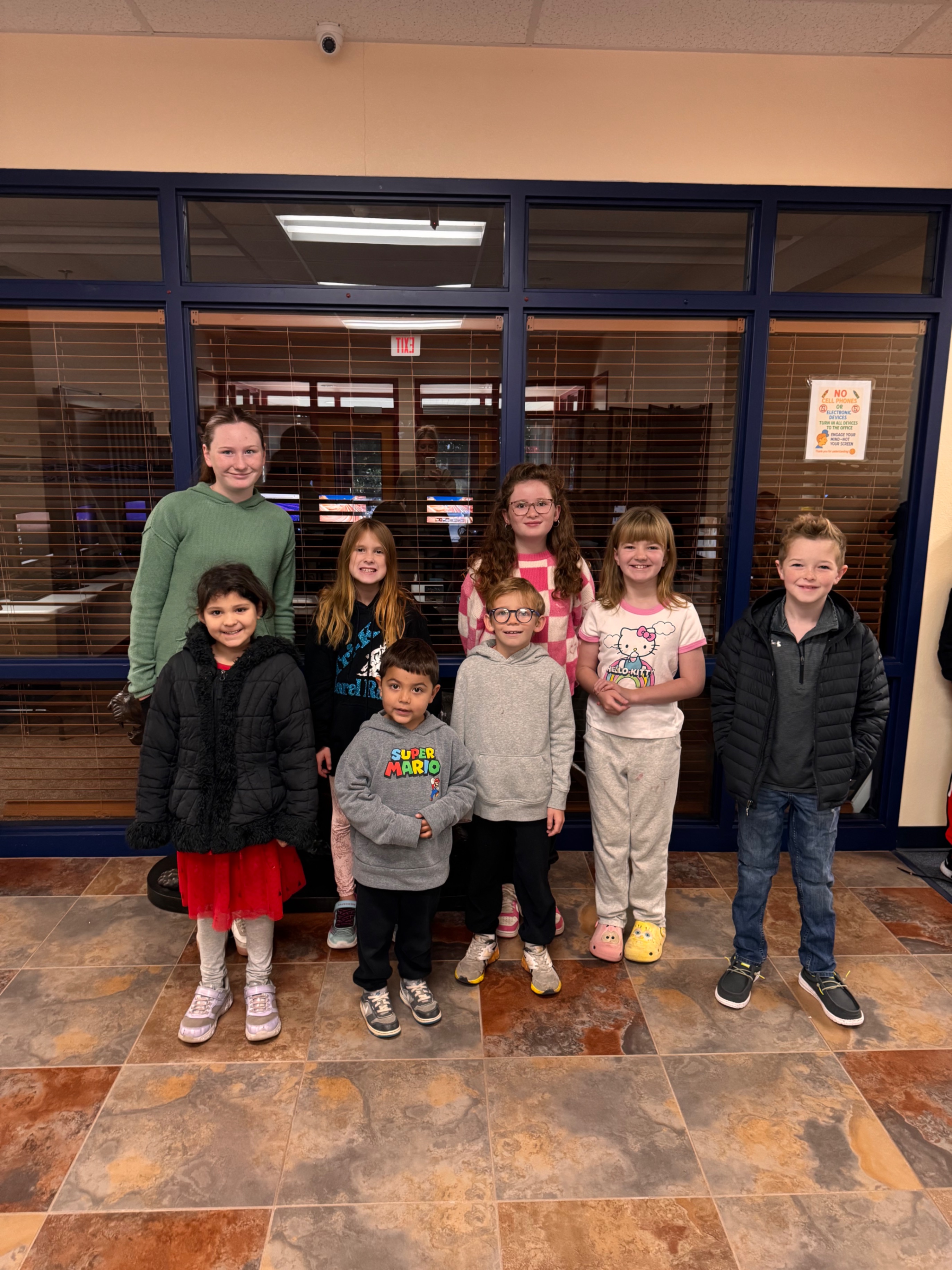 Students of the week 11-3 thru 11-7