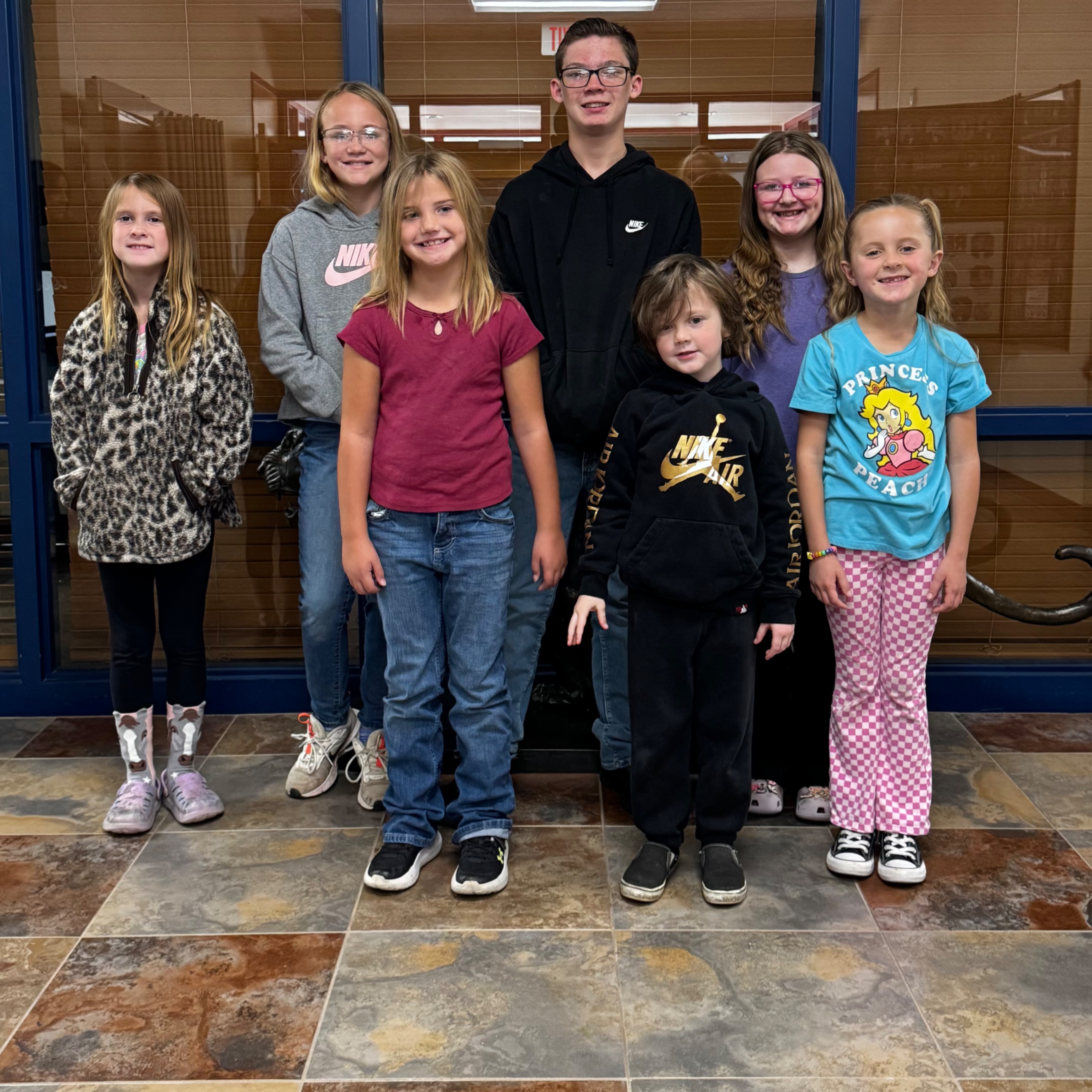 Elem. Students of the month for October 