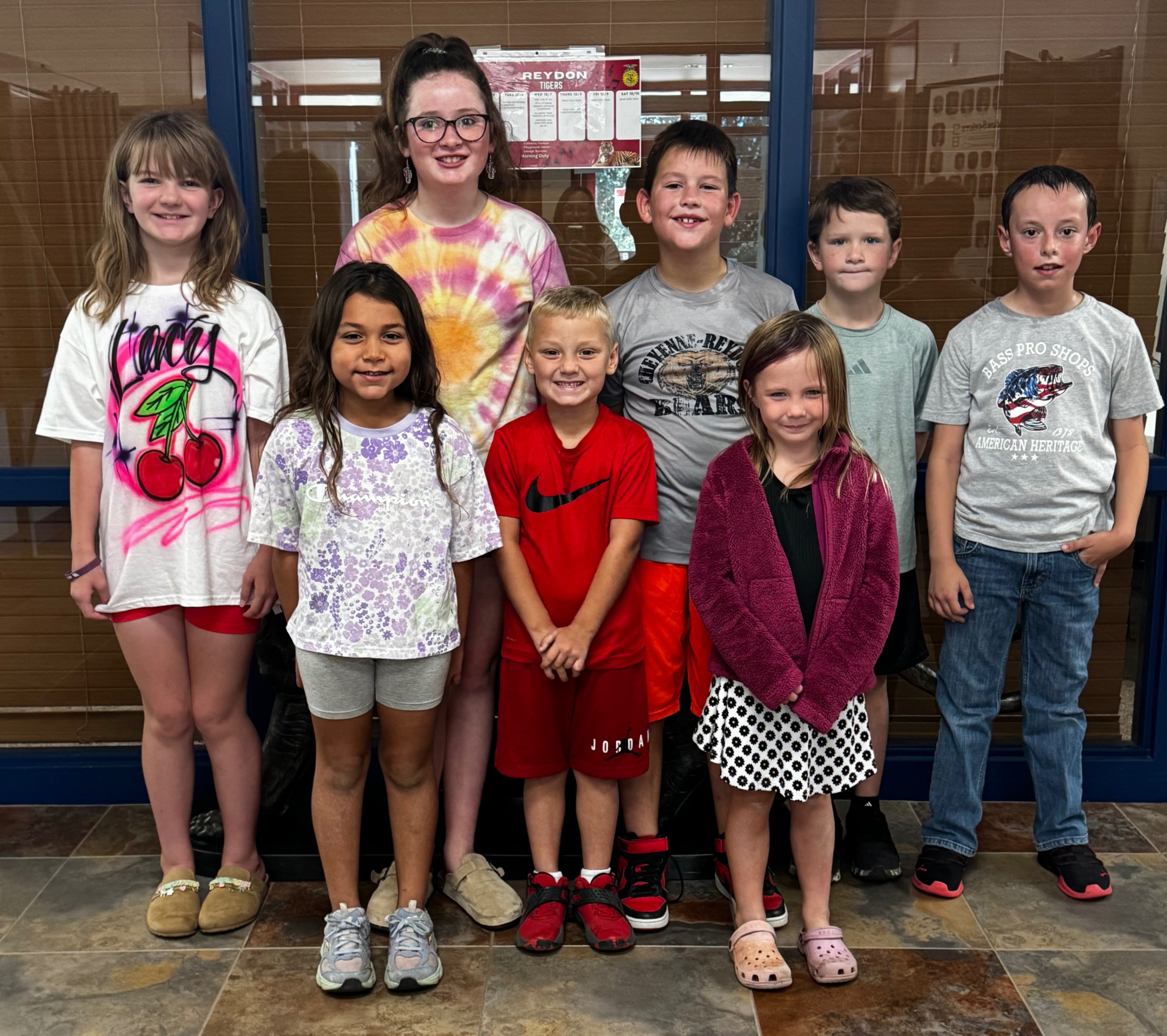 Elementary Students of the week 10-5 thru 10-9
