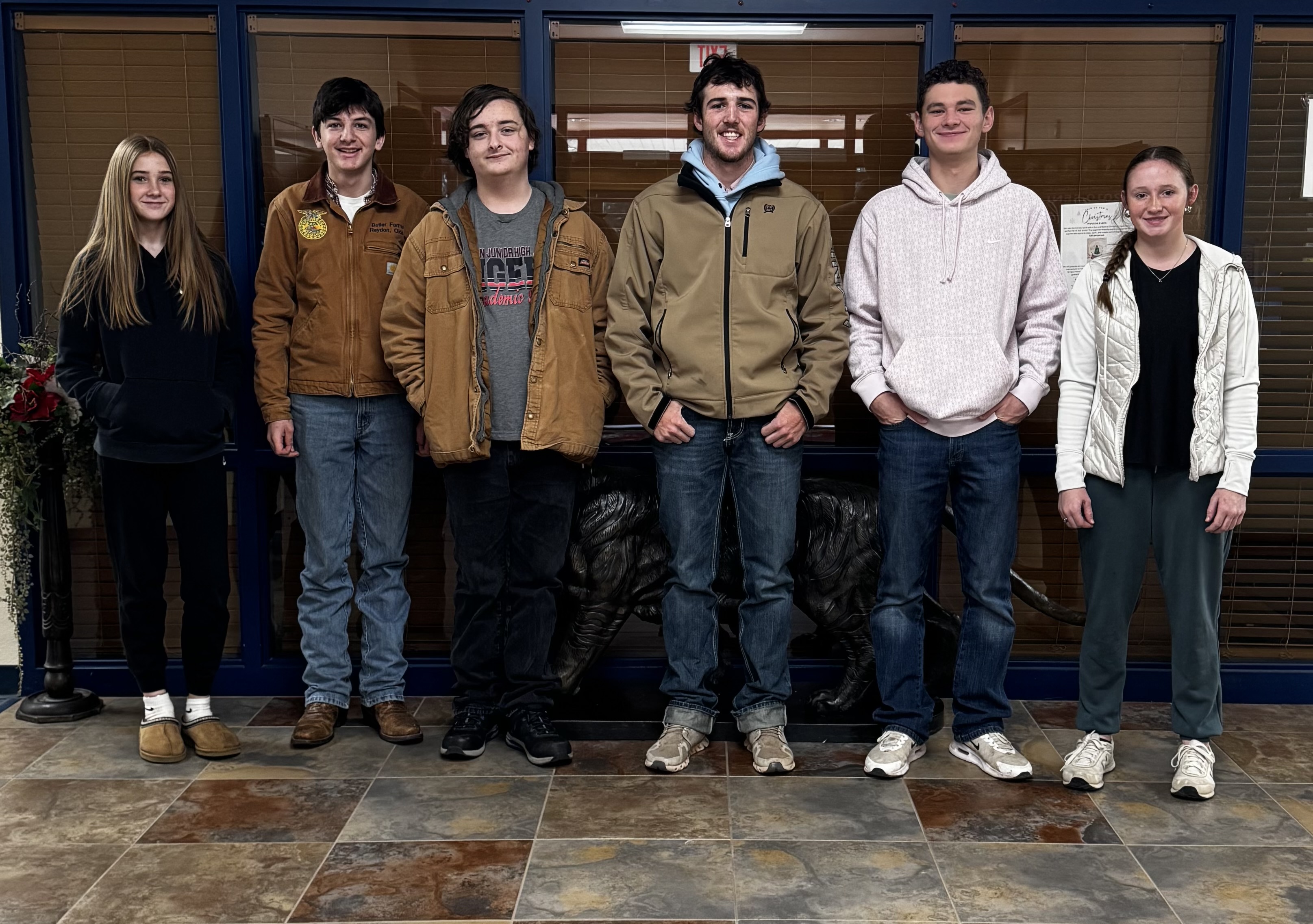 JH/HS Students of the month for November