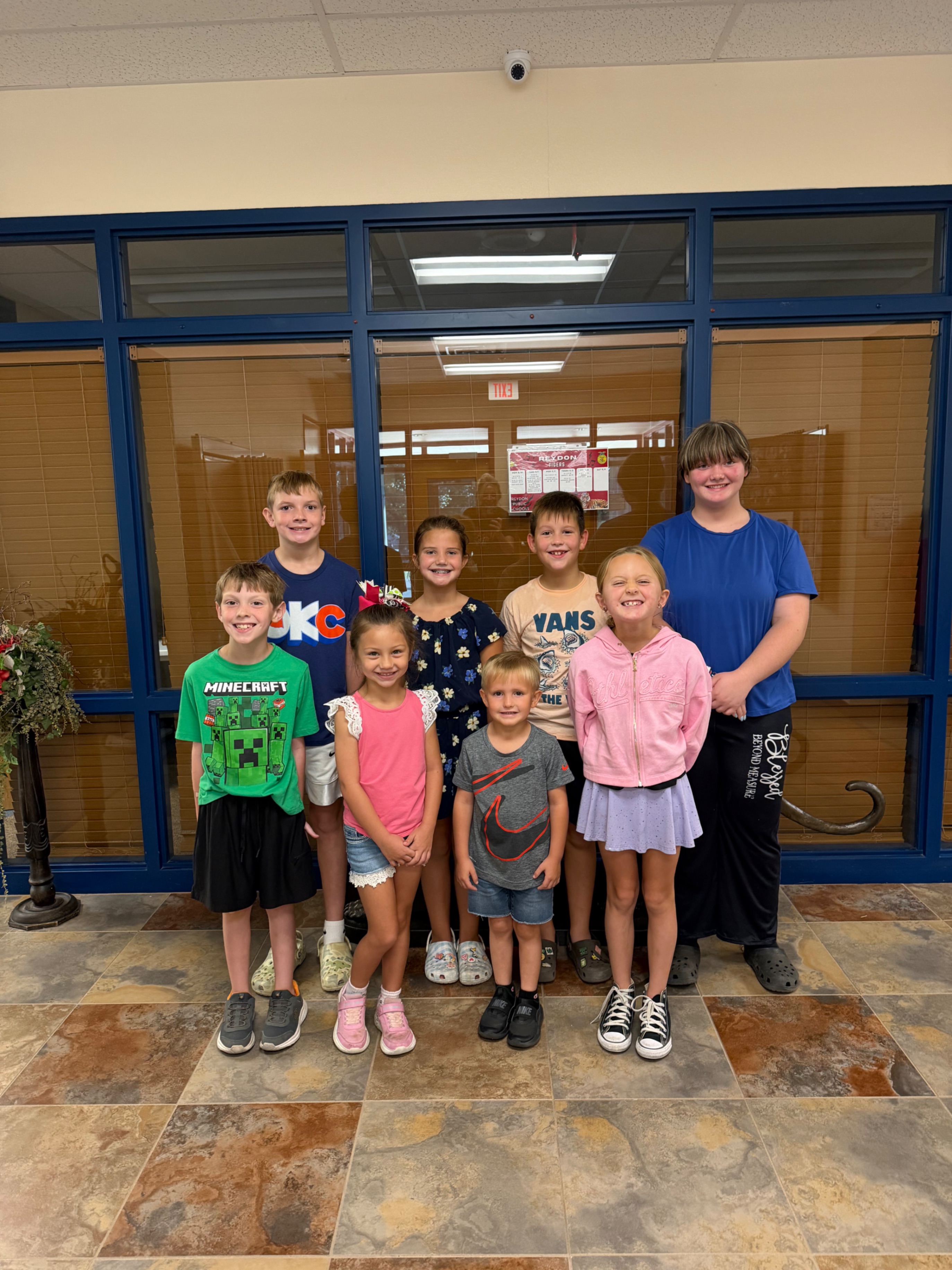 Student of the week 8-24 thru 8-28
