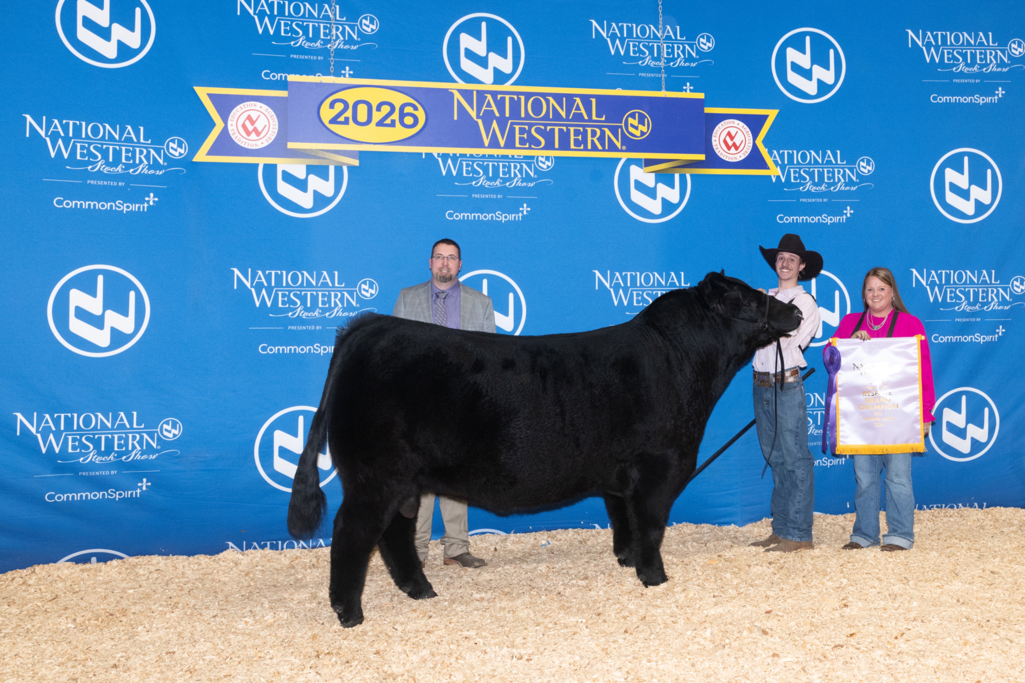 Khyler Marshall exhibited the Reserve Grand Champion Chianina Bull at the National Western in Denver this last week.