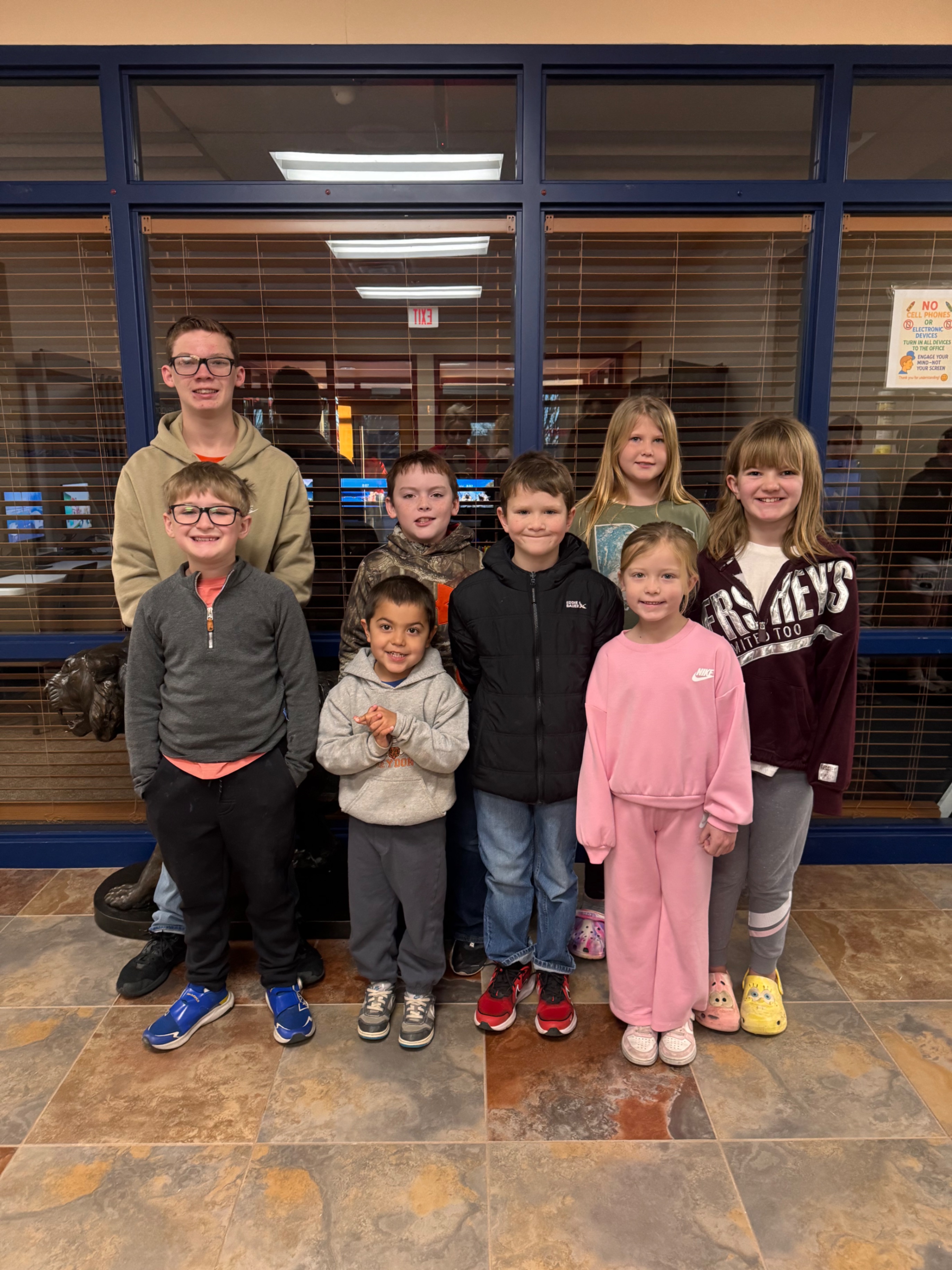 Students of the week 1-5 thru 1-9