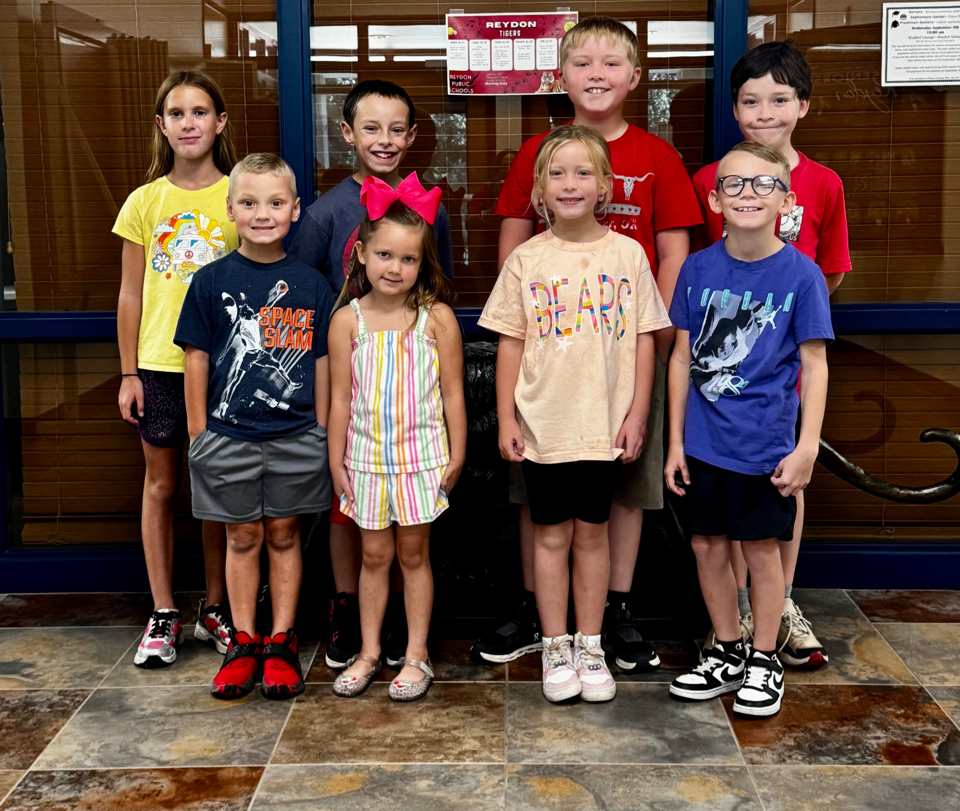 Students of the week 8-10 thru 8-14