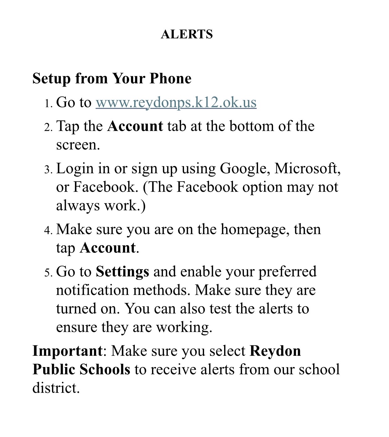 Alert System