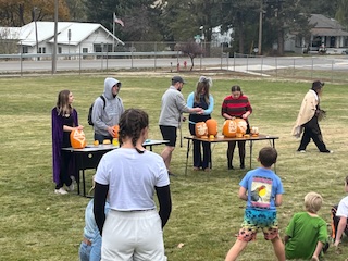 Science Experiment with pumpkins