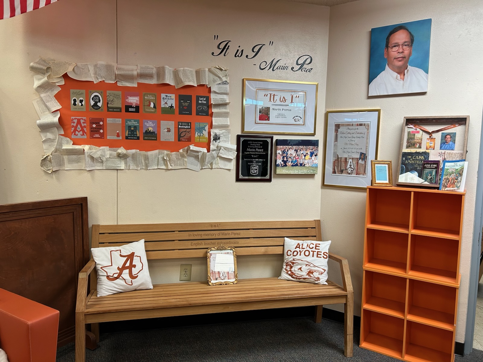 The library book nook has been updated in March 2026. Come visit it today! 